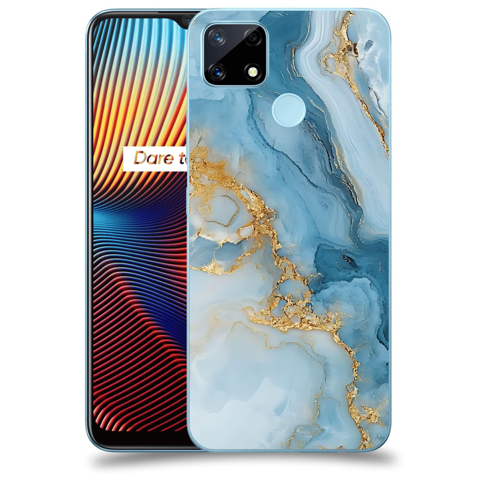 ACOVER Kryt na mobil Realme 7i - Ice Marble II