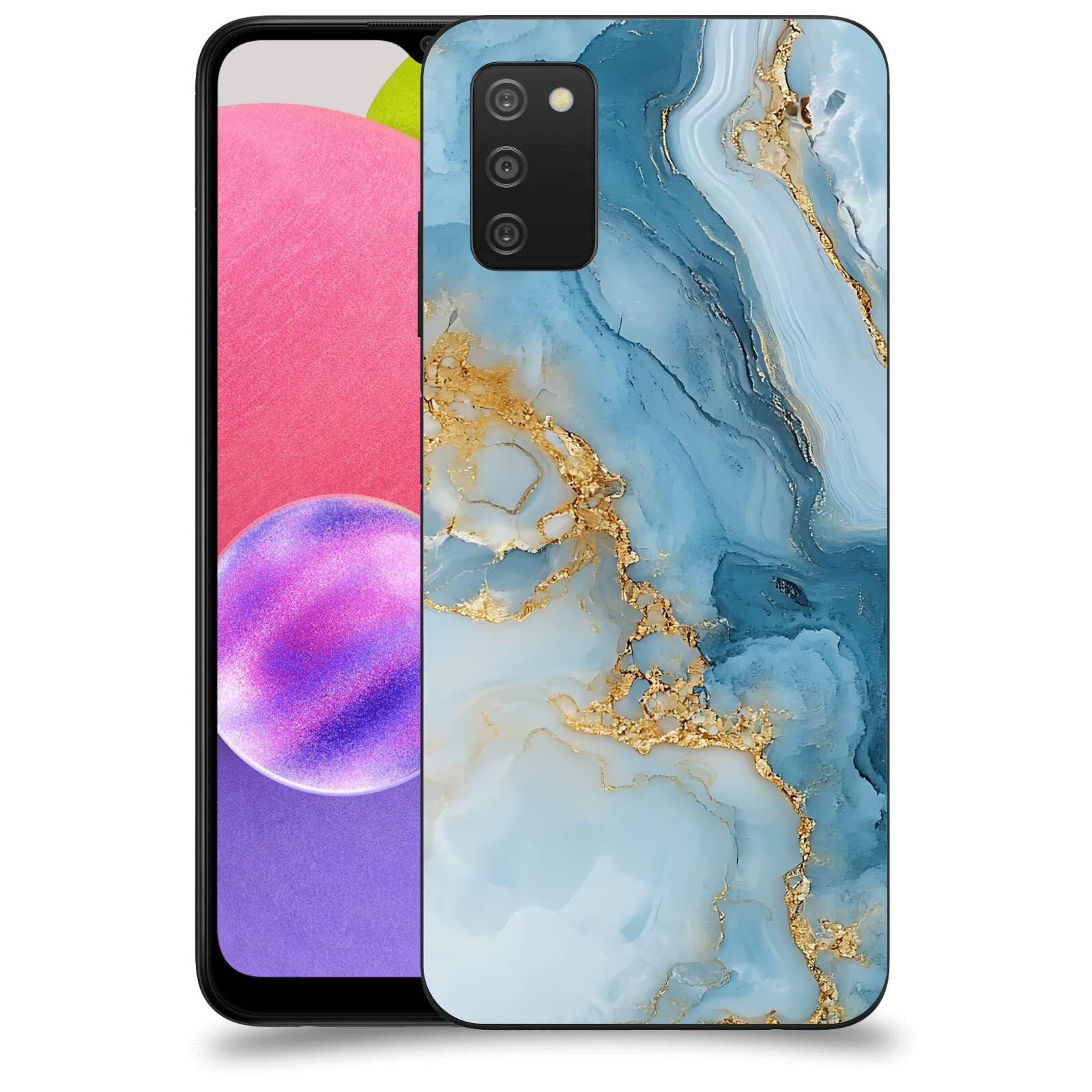 ACOVER Kryt na mobil Samsung Galaxy A03s A037G - Ice Marble II