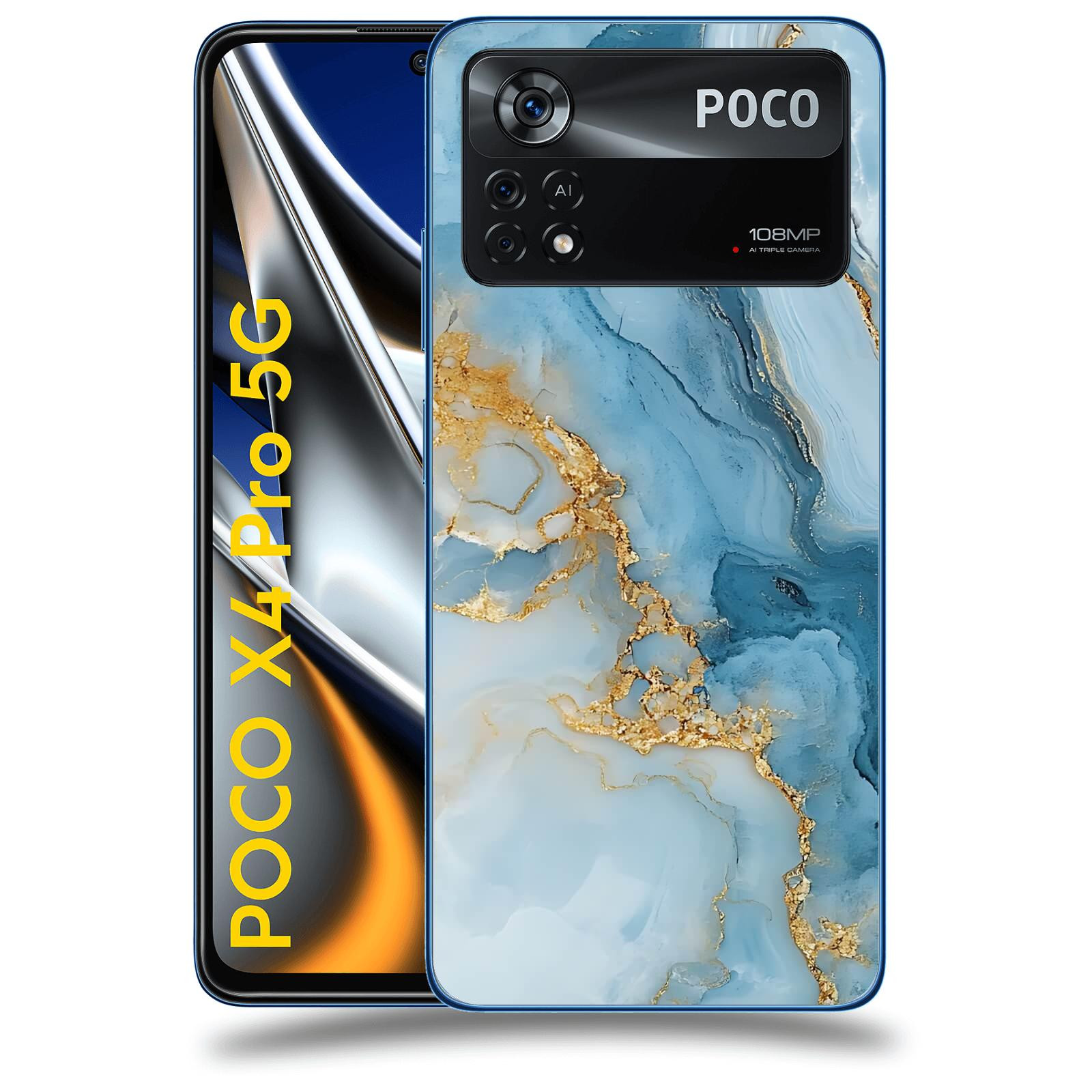 ACOVER Kryt na mobil Xiaomi Poco X4 Pro 5G - Ice Marble II
