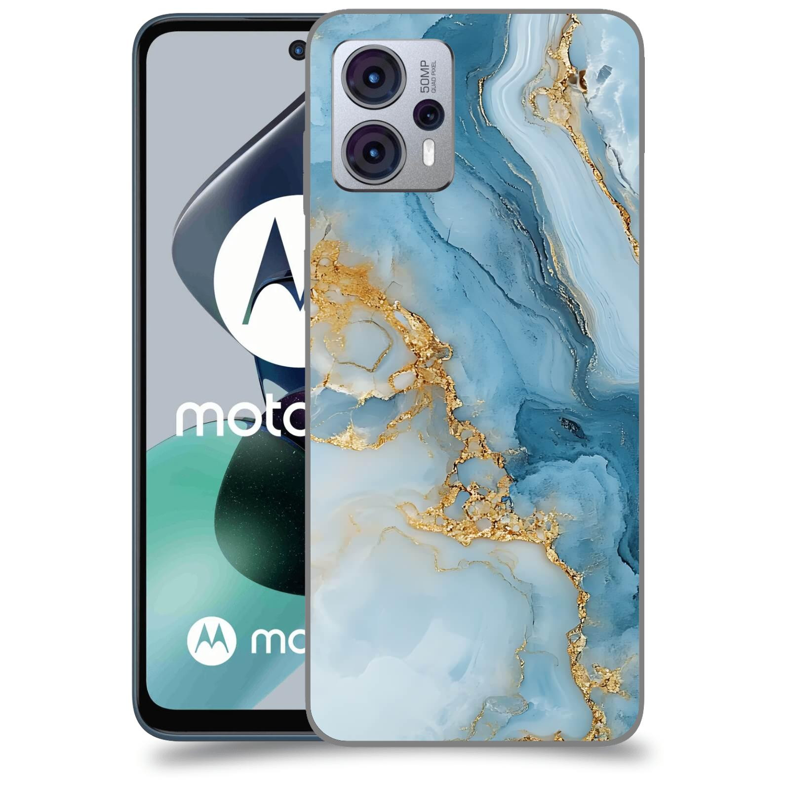ACOVER Kryt na mobil Motorola Moto G23 - Ice Marble II