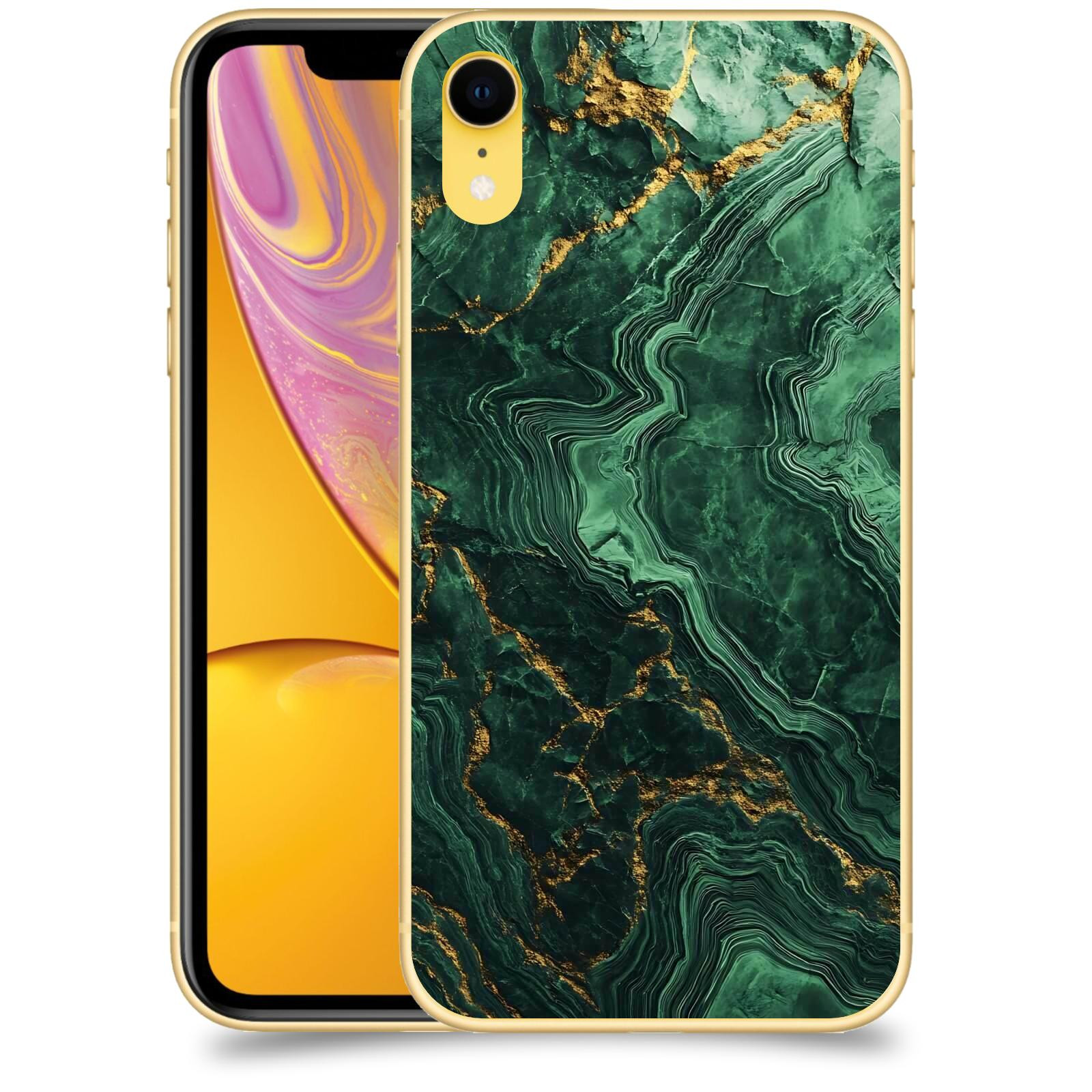 ACOVER Kryt na mobil Apple iPhone XR - Golden Moss I