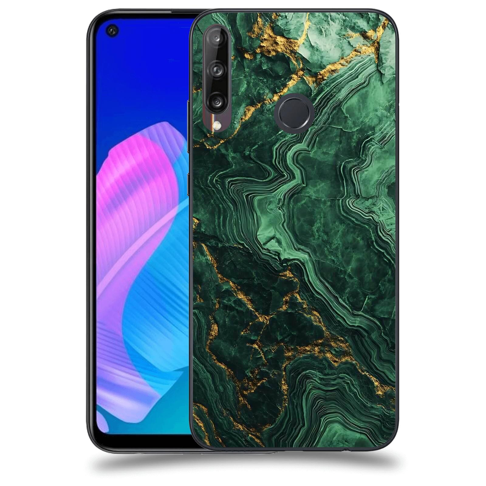 ACOVER Kryt na mobil Huawei P40 Lite E - Golden Moss I