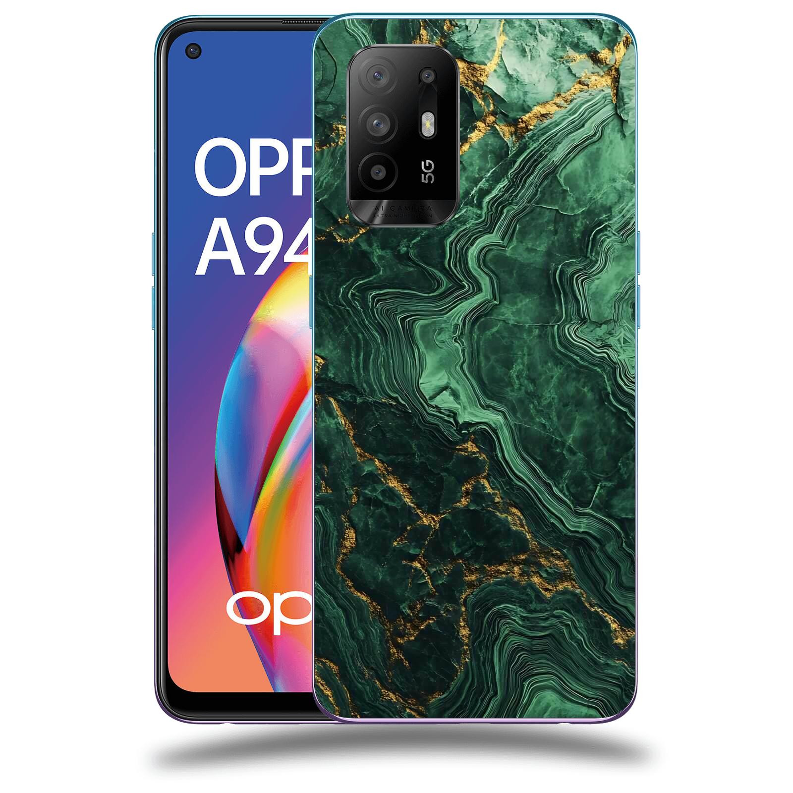 ACOVER Kryt na mobil OPPO A94 5G - Golden Moss I