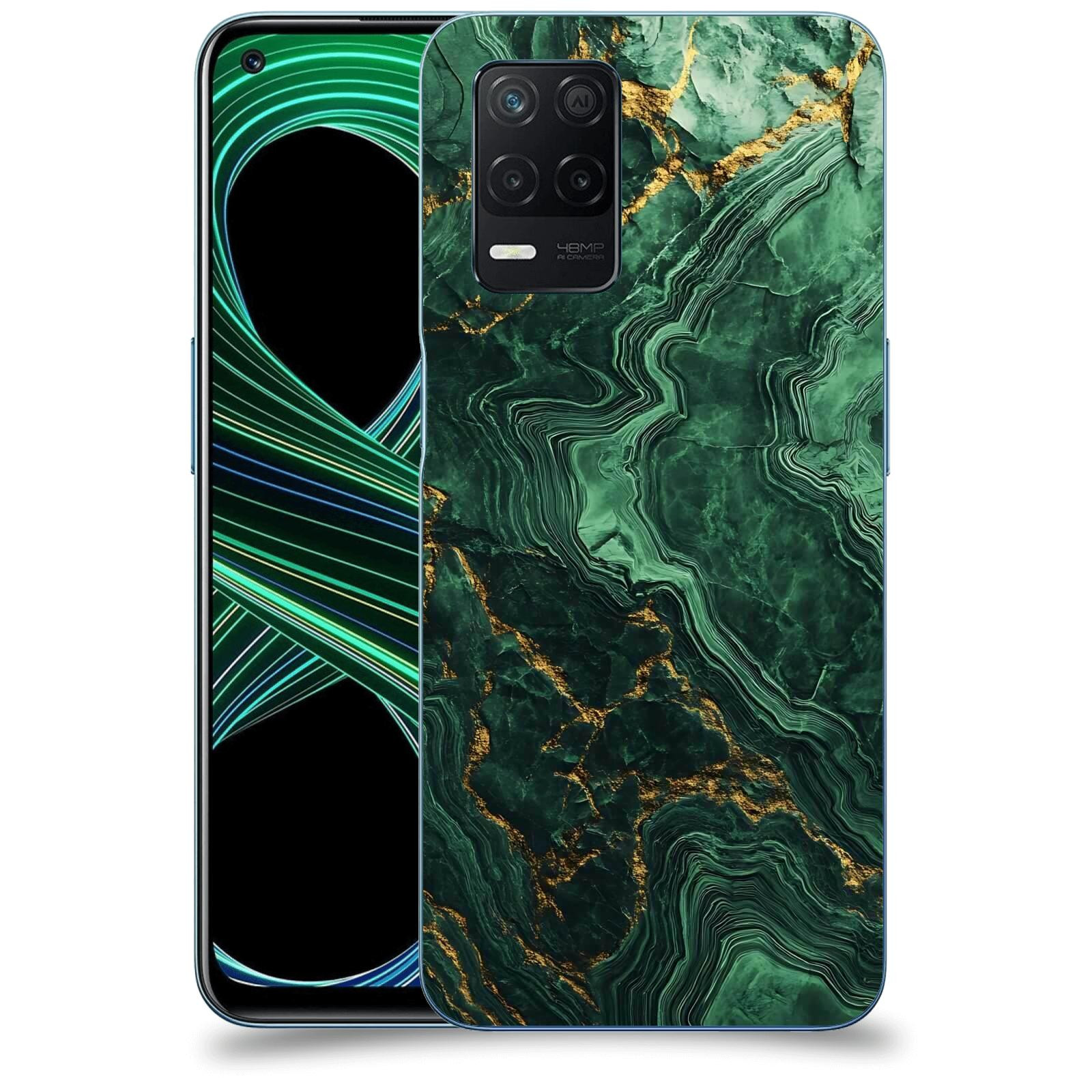 ACOVER Kryt na mobil Realme 8 5G - Golden Moss I