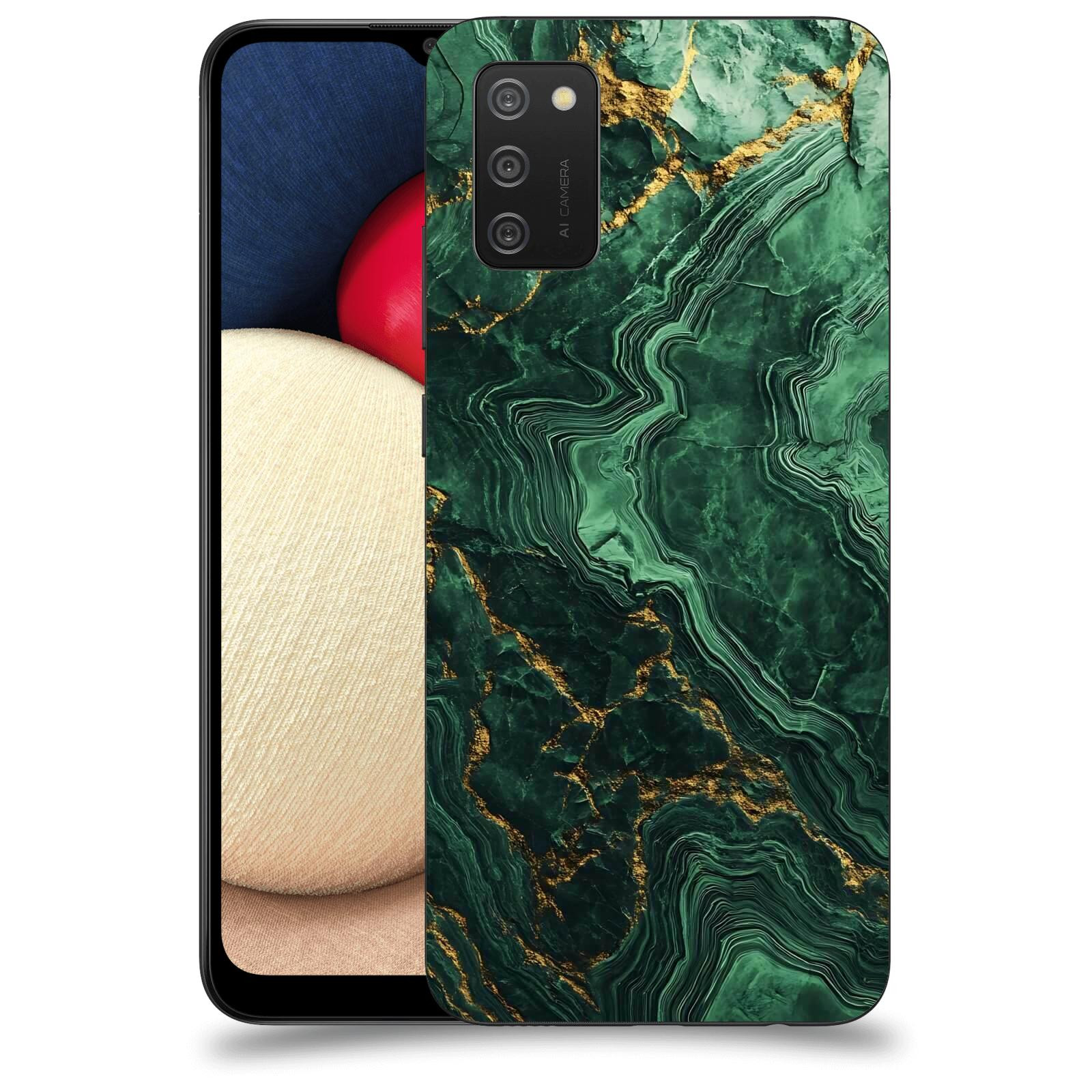 ACOVER Kryt na mobil Samsung Galaxy A02s A025G - Golden Moss I