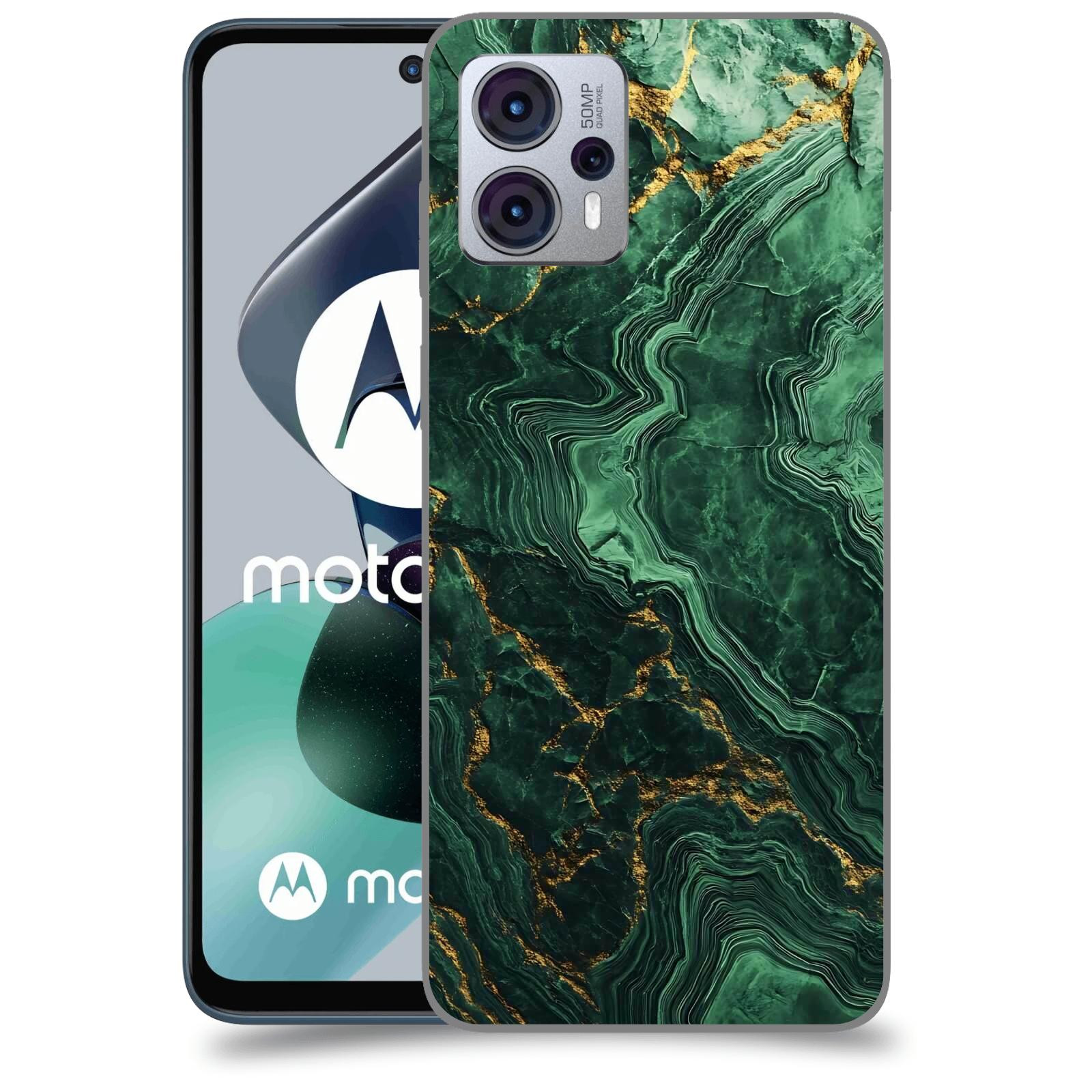 ACOVER Kryt na mobil Motorola Moto G23 - Golden Moss I