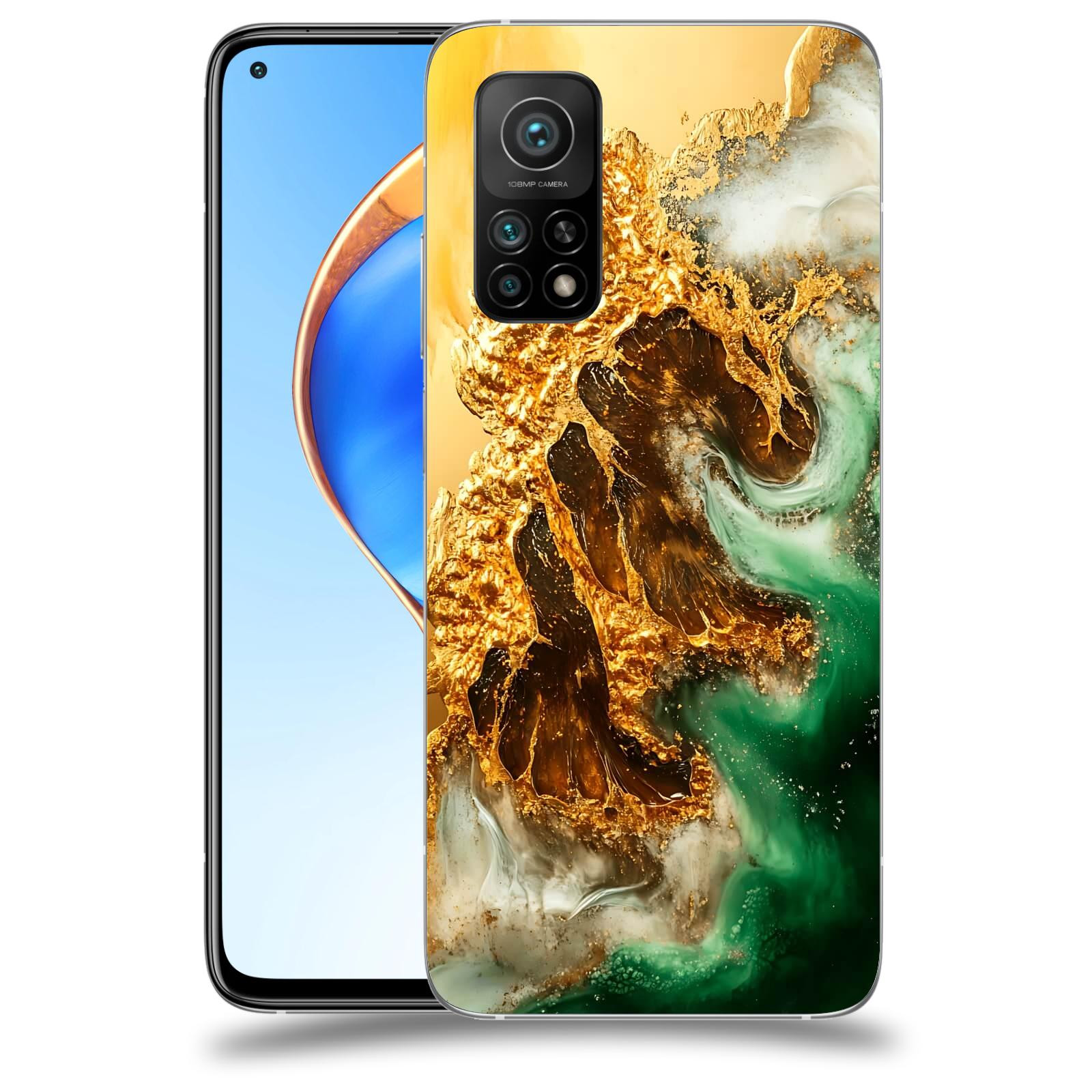 ACOVER Kryt na mobil Xiaomi Mi 10T Pro - Golden Moss II