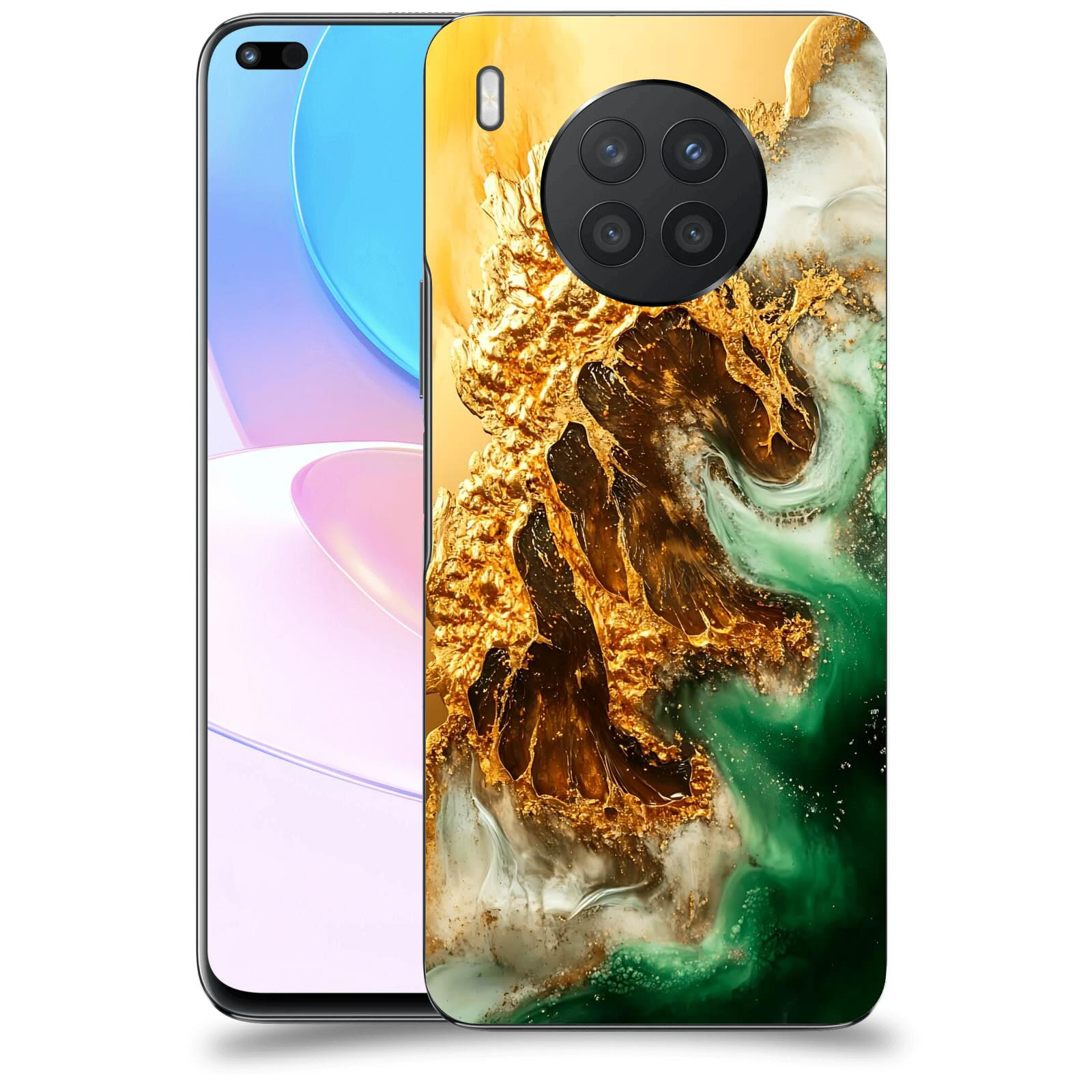 ACOVER Kryt na mobil Honor 50 Lite - Golden Moss II