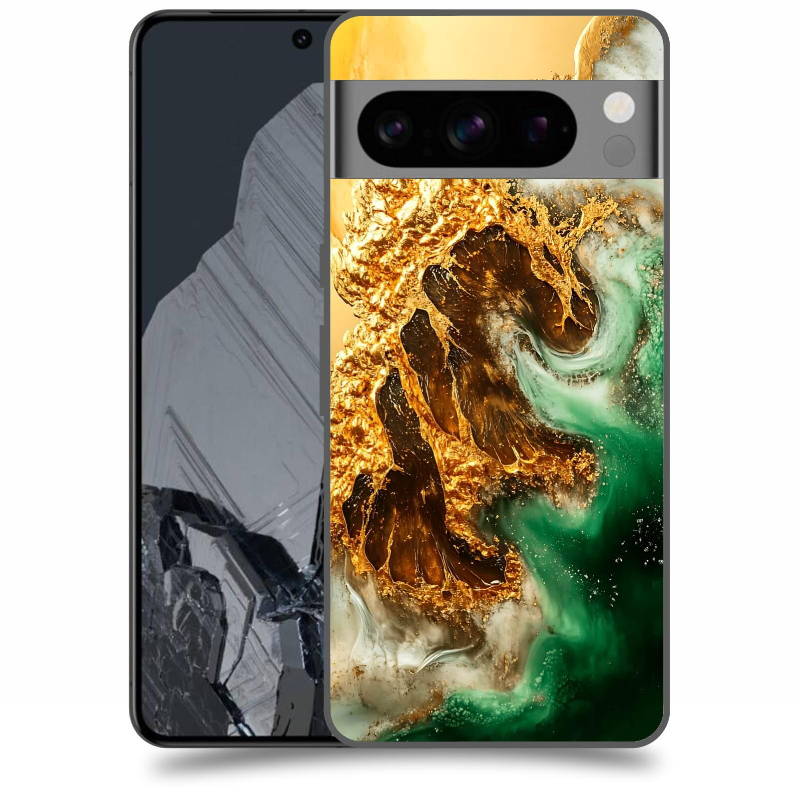 ACOVER Kryt na mobil Google Pixel 8 Pro - Golden Moss II