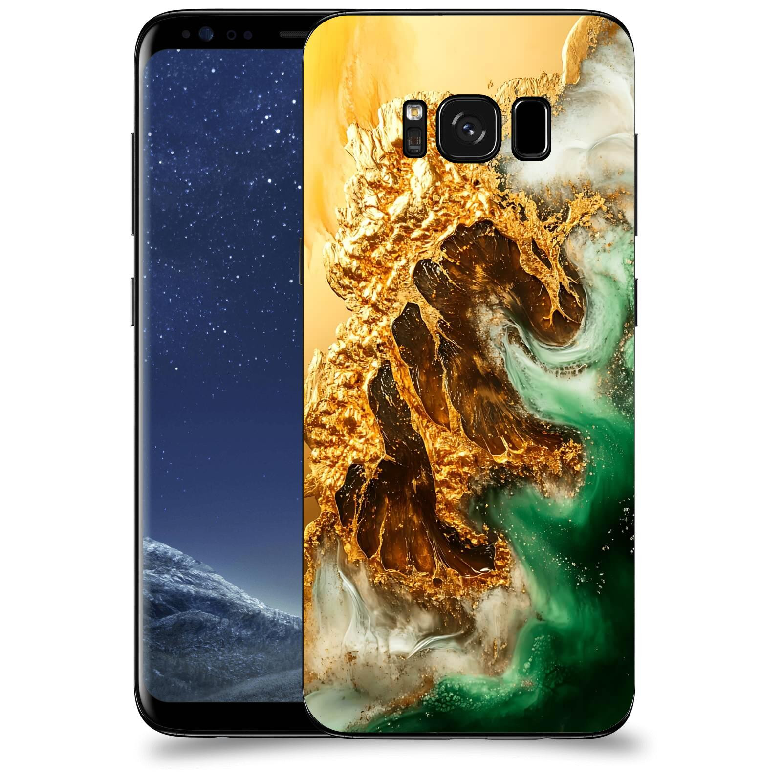ACOVER Kryt na mobil Samsung Galaxy S8 G950F - Golden Moss II