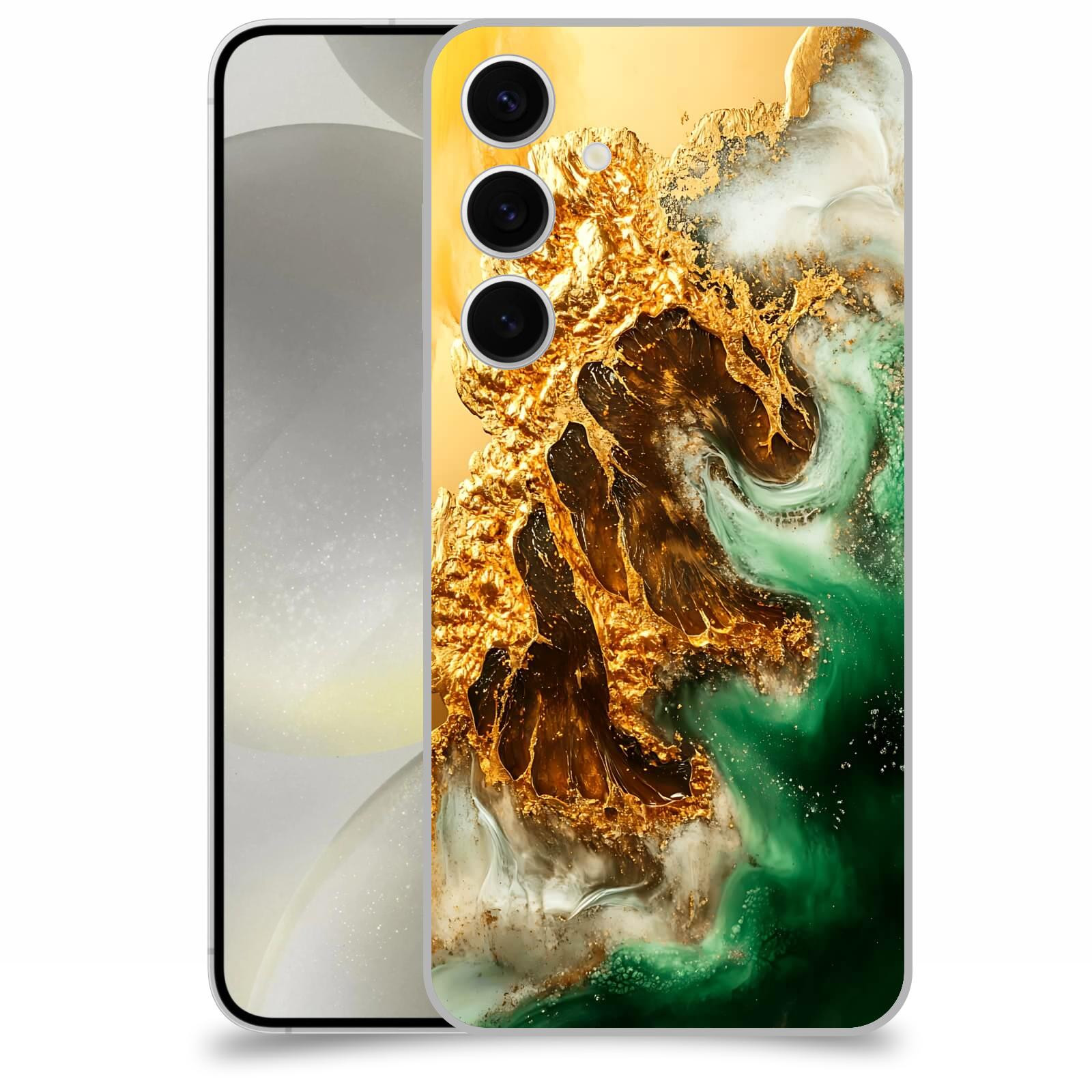 ACOVER Kryt na mobil Samsung Galaxy S24+ - Golden Moss II