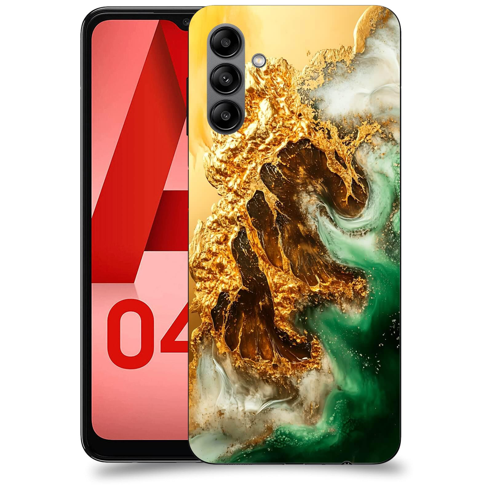 ACOVER Kryt na mobil Samsung Galaxy A04s - Golden Moss II