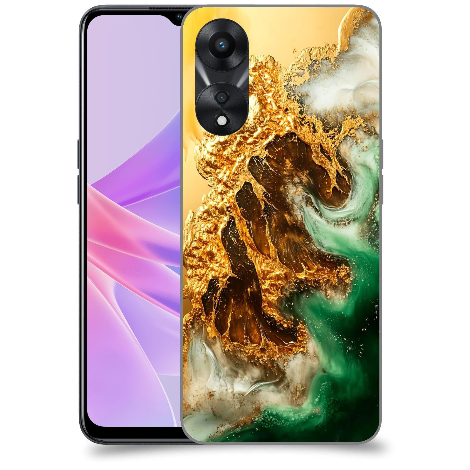 ACOVER Kryt na mobil OPPO A78 5G - Golden Moss II
