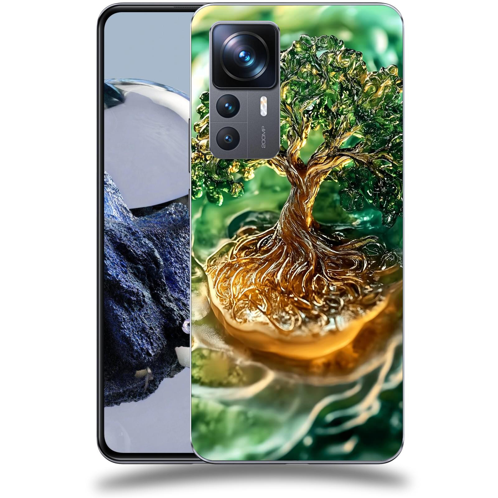 ACOVER Kryt na mobil Xiaomi 12T Pro - Golden Moss III