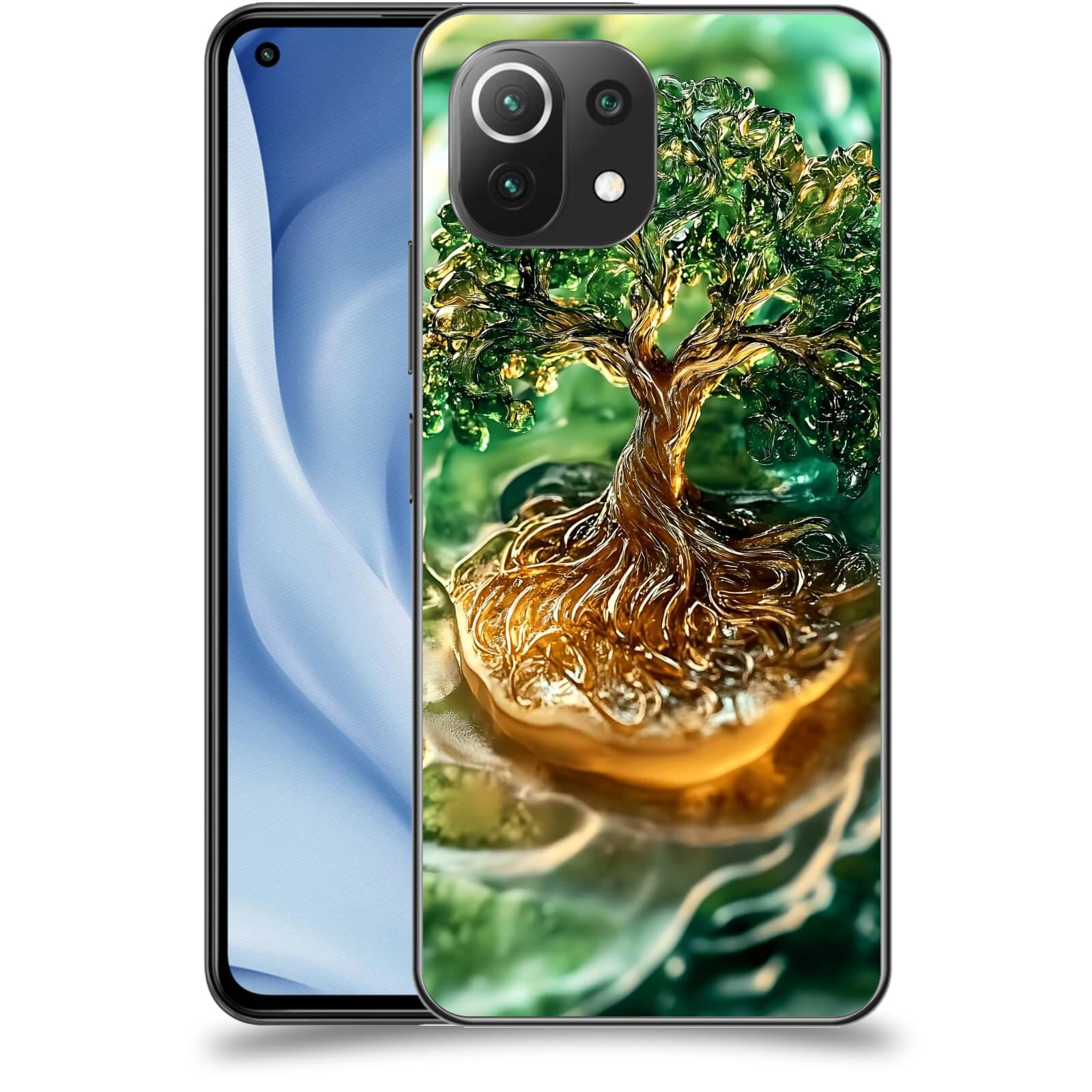 ACOVER Kryt na mobil Xiaomi Mi 11 Lite - Golden Moss III