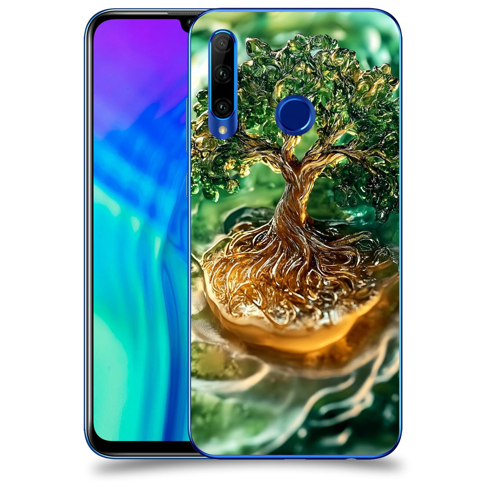 ACOVER Kryt na mobil Honor 20 Lite - Golden Moss III