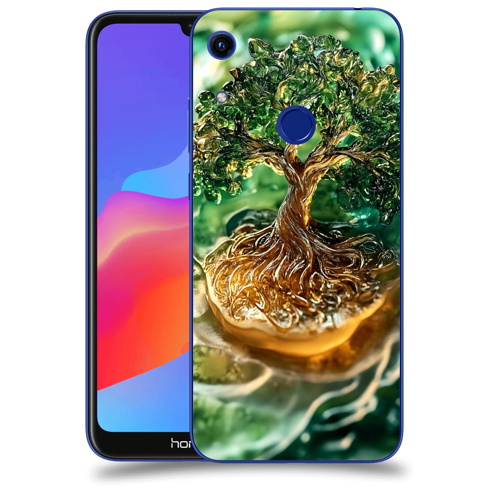 ACOVER Kryt na mobil Honor 8A - Golden Moss III