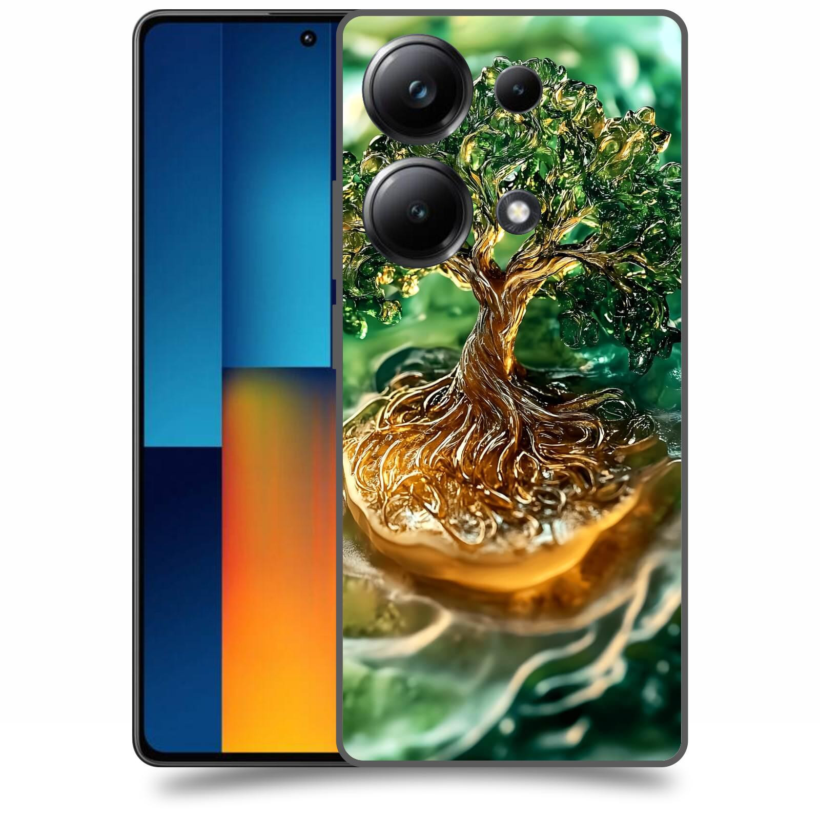 ACOVER Kryt na mobil Poco M6 - Golden Moss III