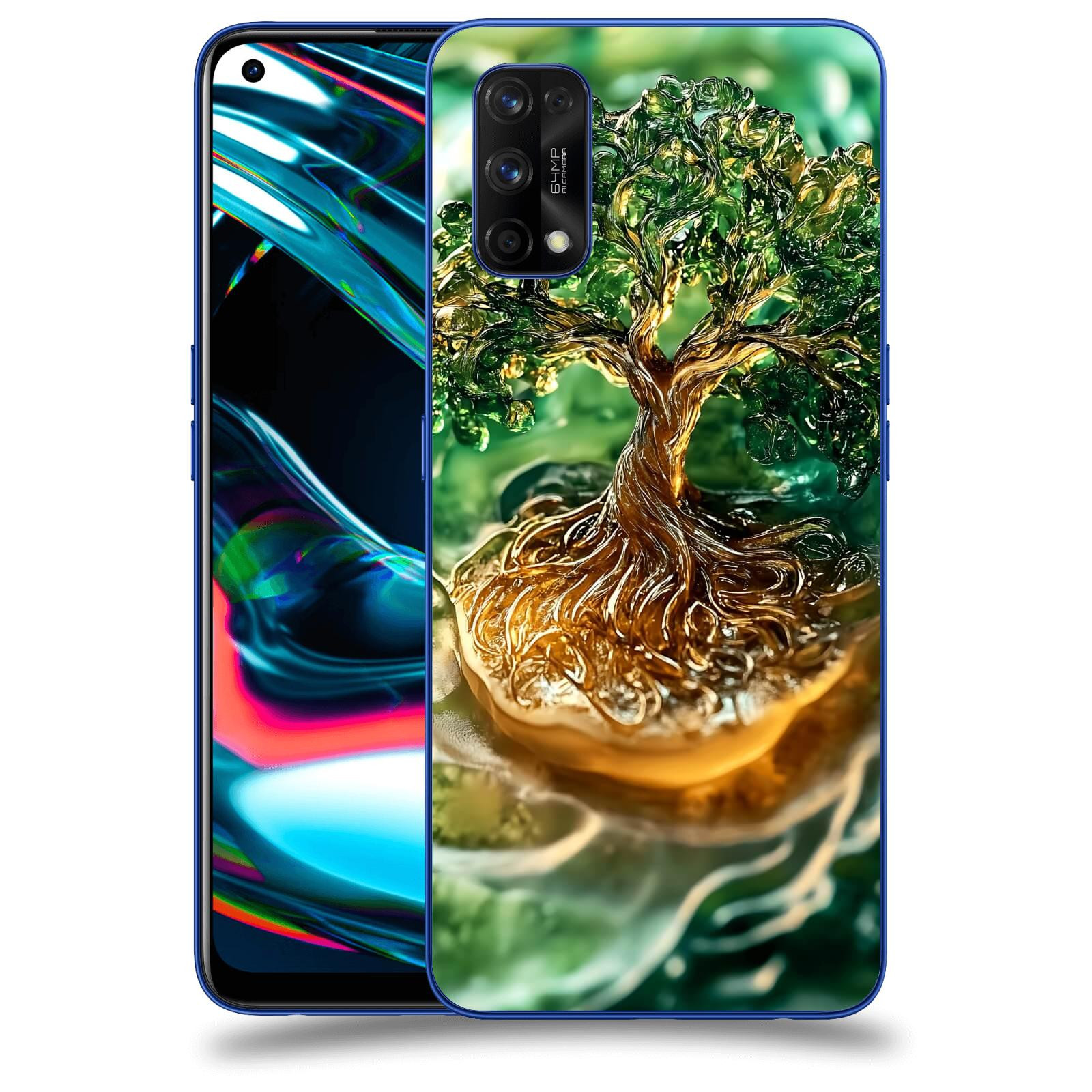 ACOVER Kryt na mobil Realme 7 Pro - Golden Moss III