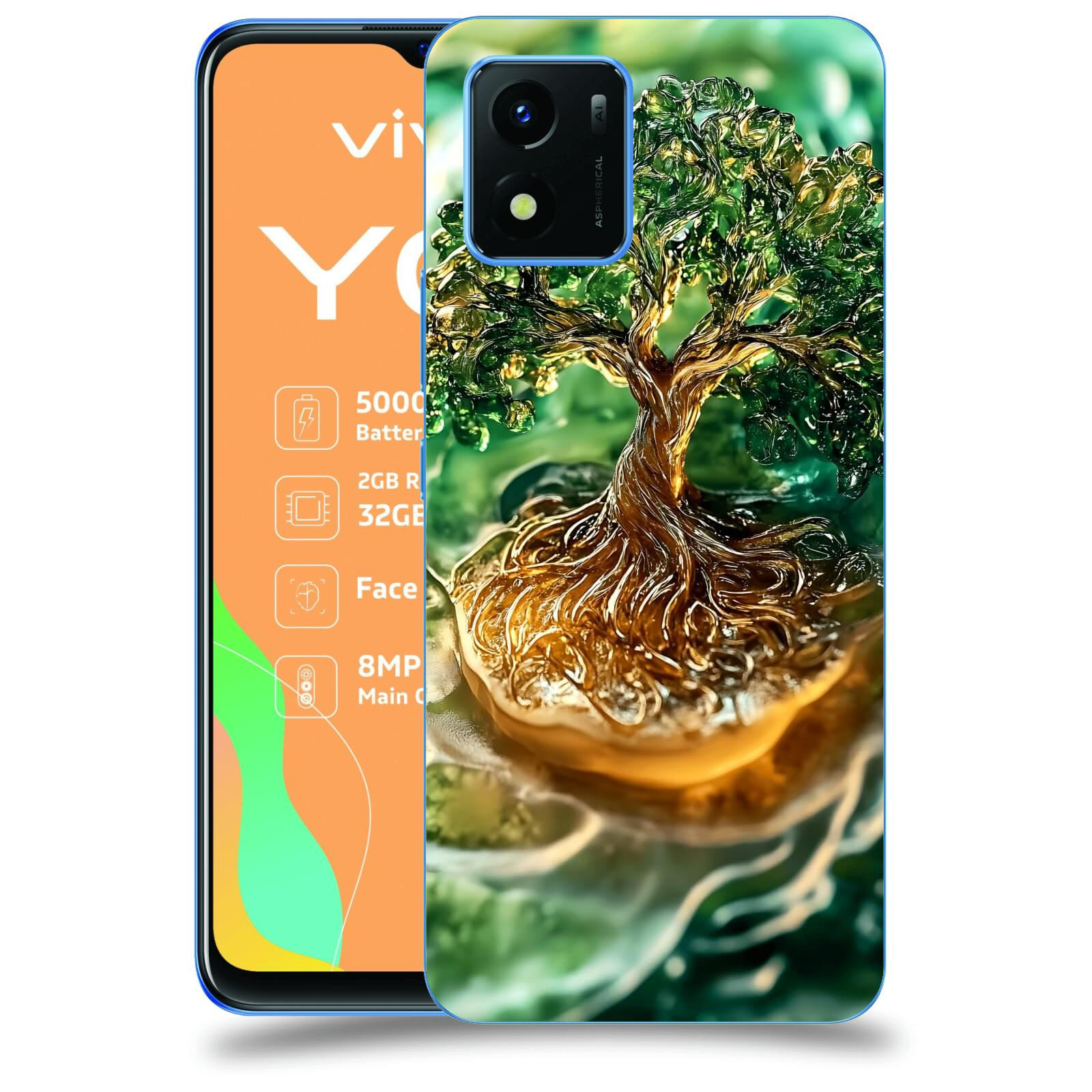 ACOVER Kryt na mobil Vivo Y01 - Golden Moss III