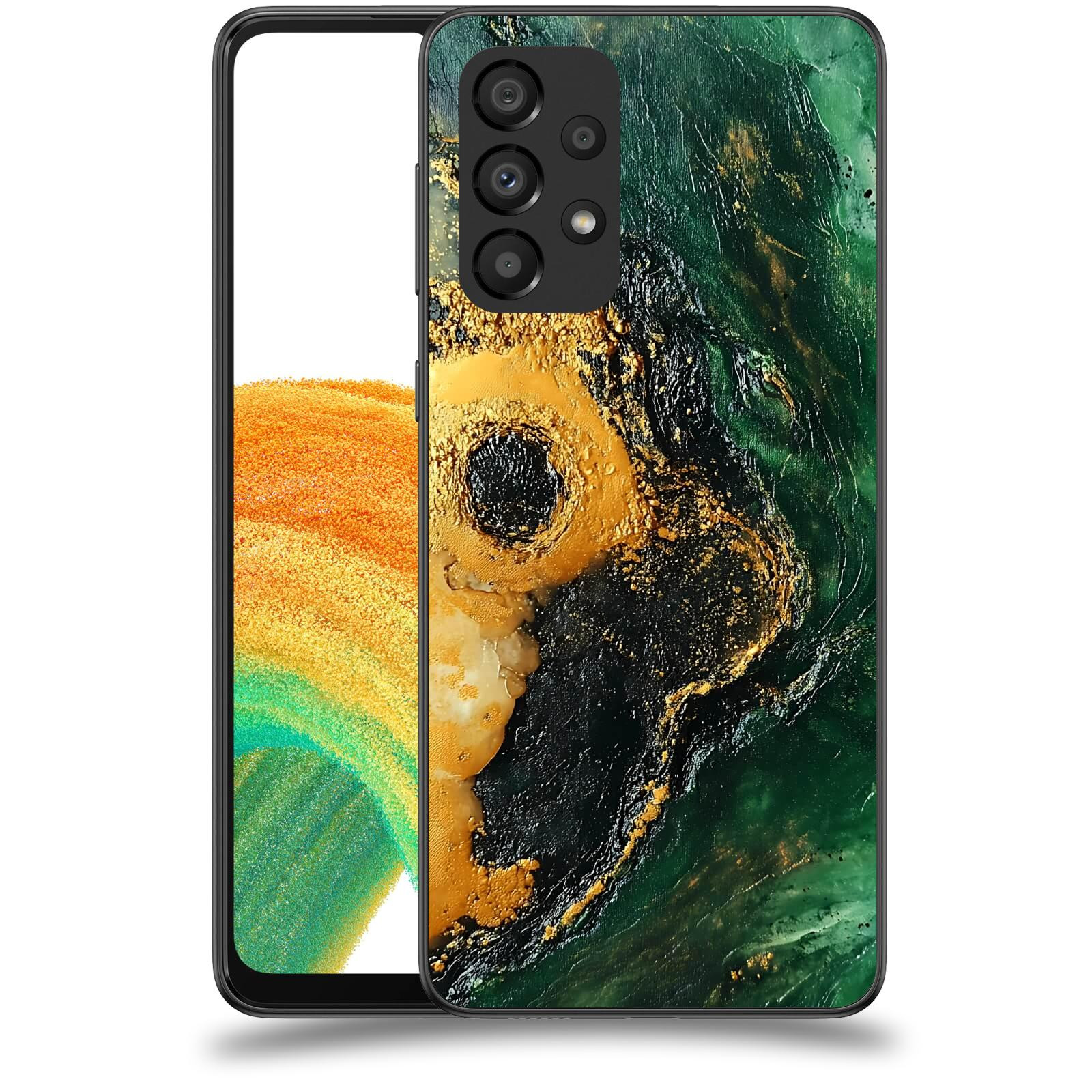 ACOVER Kryt na mobil Samsung Galaxy A33 5G A336 - Golden Moss IV