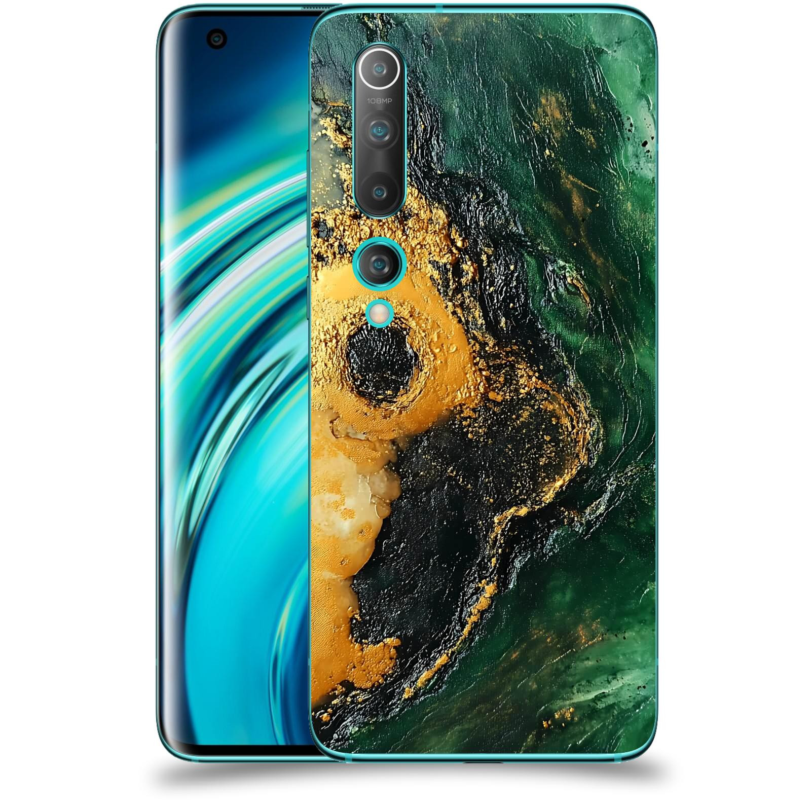 ACOVER Kryt na mobil Xiaomi Mi 10 - Golden Moss IV