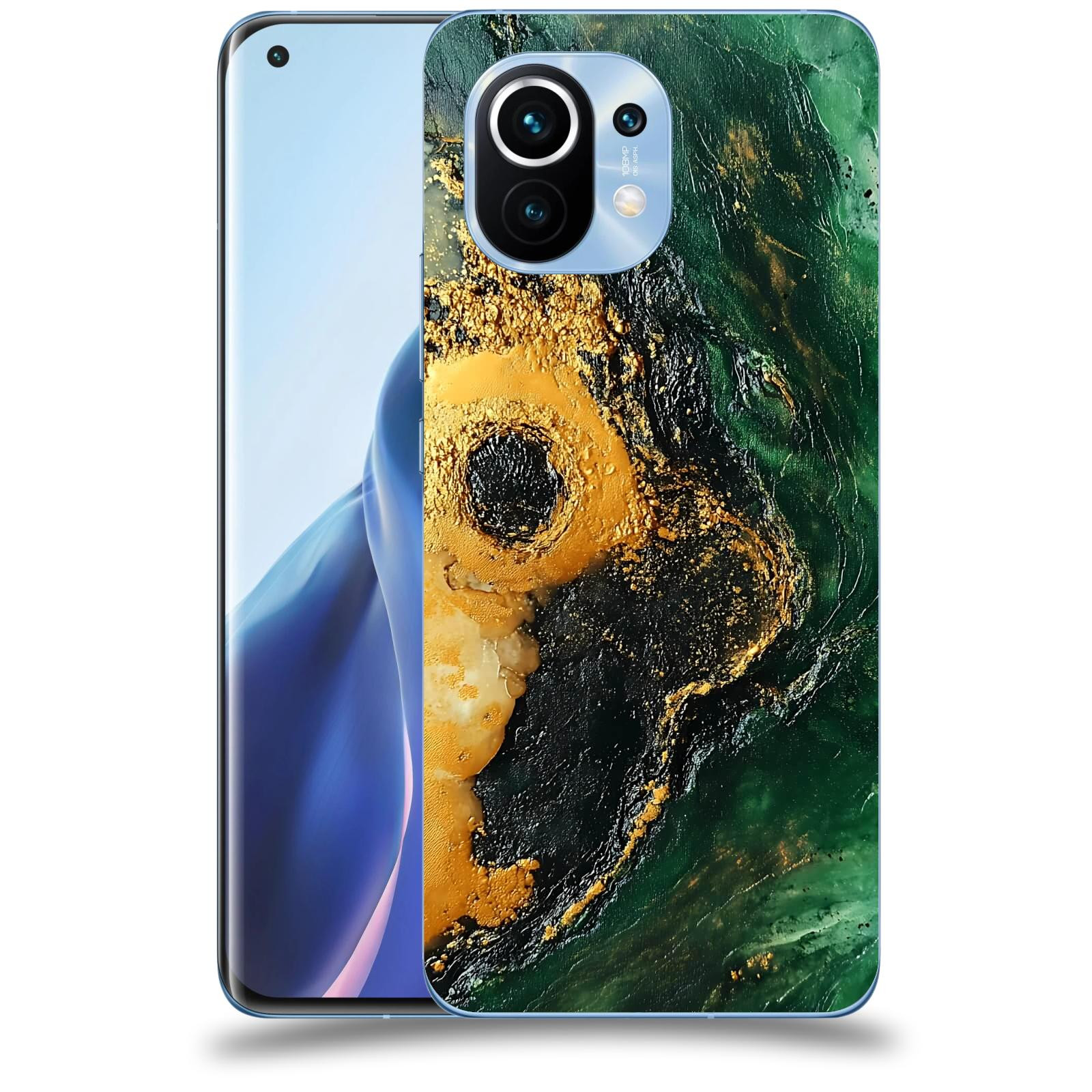ACOVER Kryt na mobil Xiaomi Mi 11 - Golden Moss IV