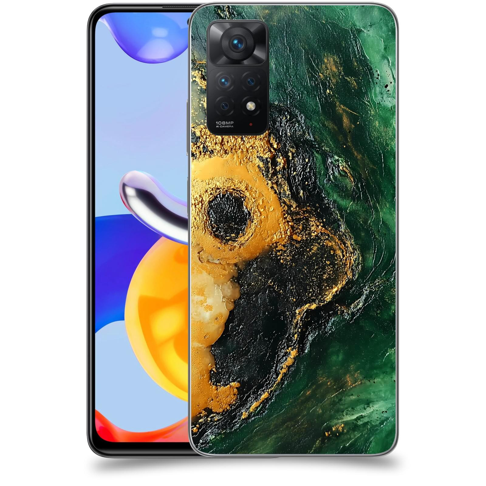 ACOVER Kryt na mobil Xiaomi Redmi Note 11 Pro - Golden Moss IV