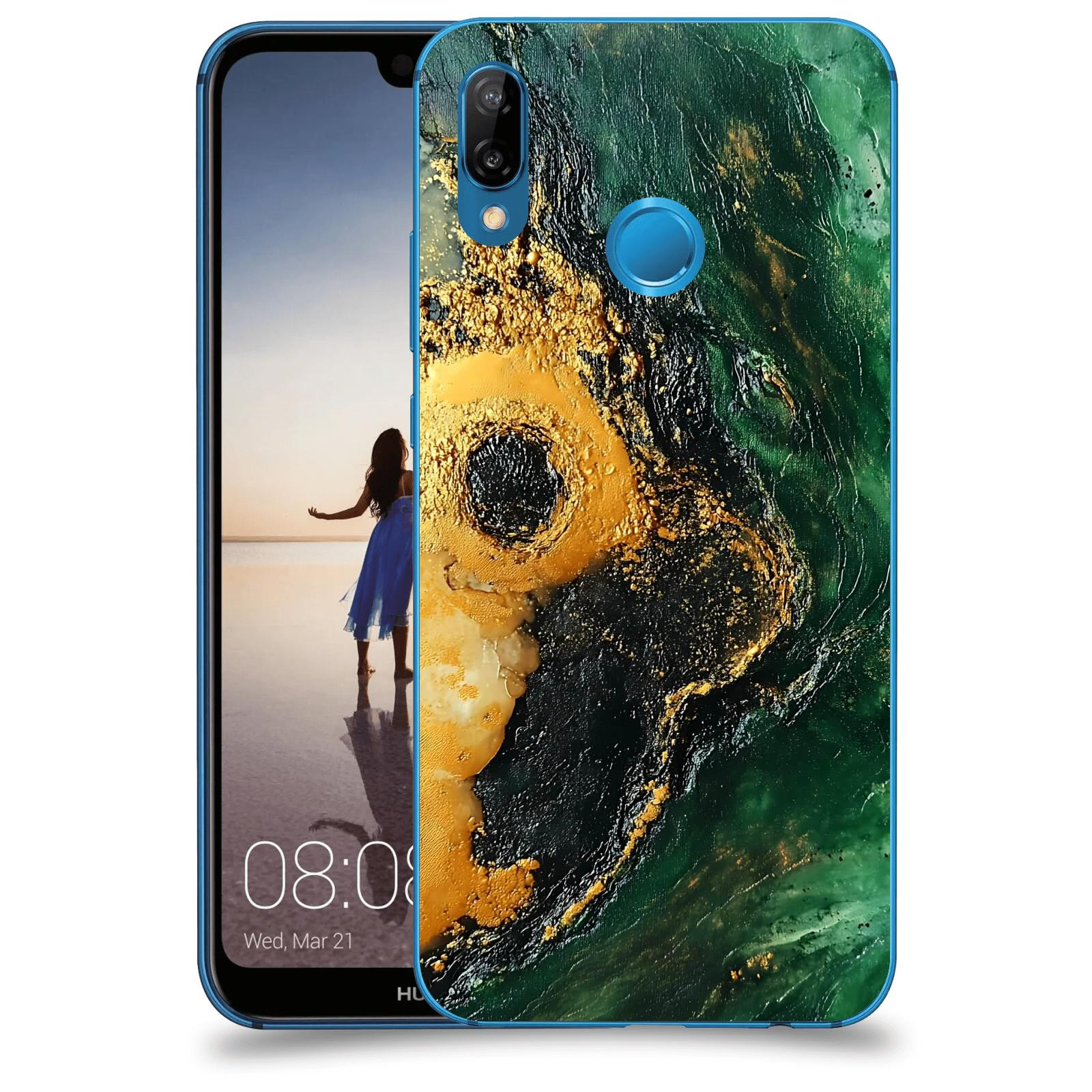 ACOVER Kryt na mobil Huawei P20 Lite - Golden Moss IV