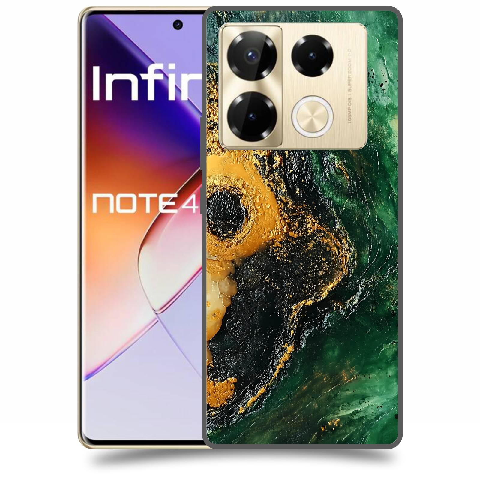 ACOVER Kryt na mobil Infinix Note 40 PRO - Golden Moss IV