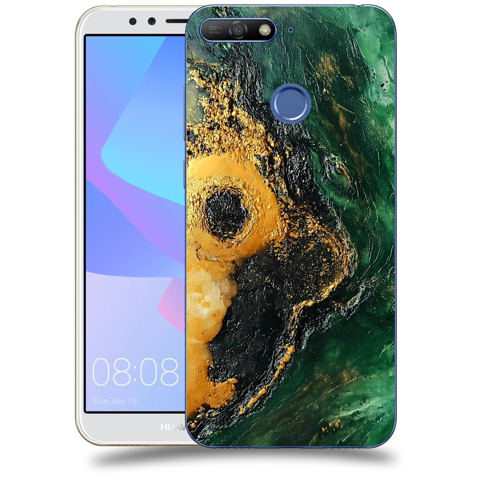ACOVER Kryt na mobil Huawei Y6 Prime 2018 - Golden Moss IV