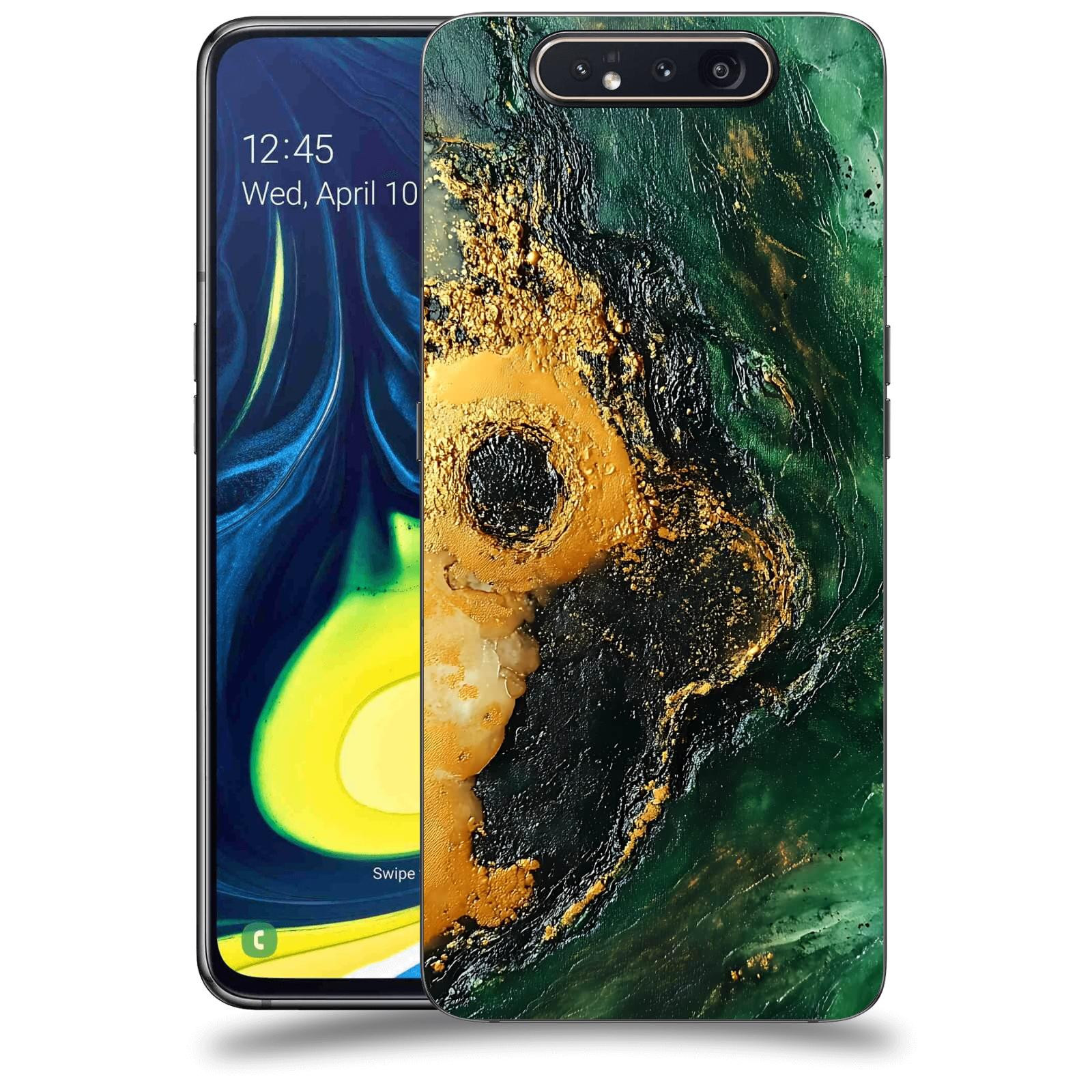 ACOVER Kryt na mobil Samsung Galaxy A80 A805F - Golden Moss IV