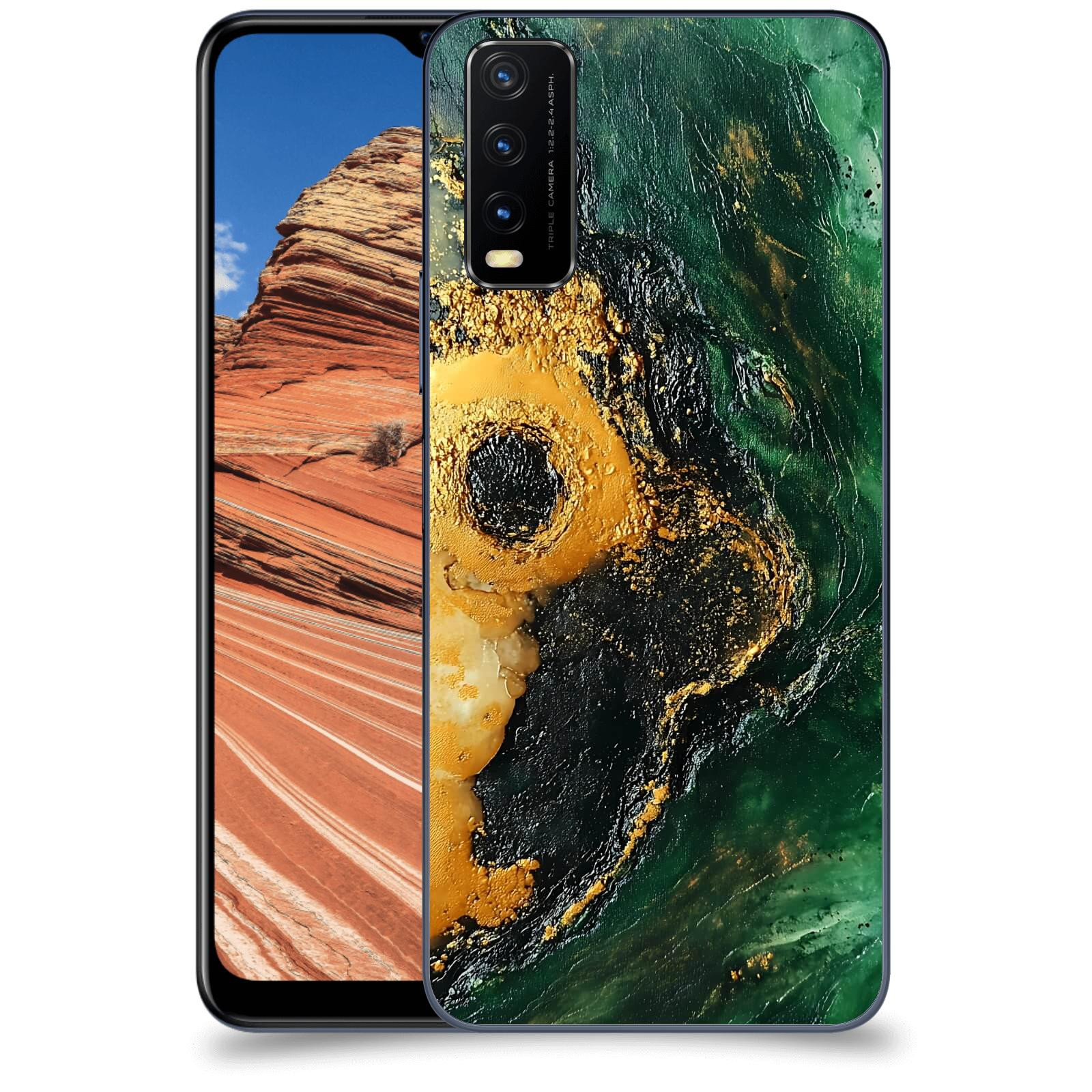 ACOVER Kryt na mobil Vivo Y20s - Golden Moss IV