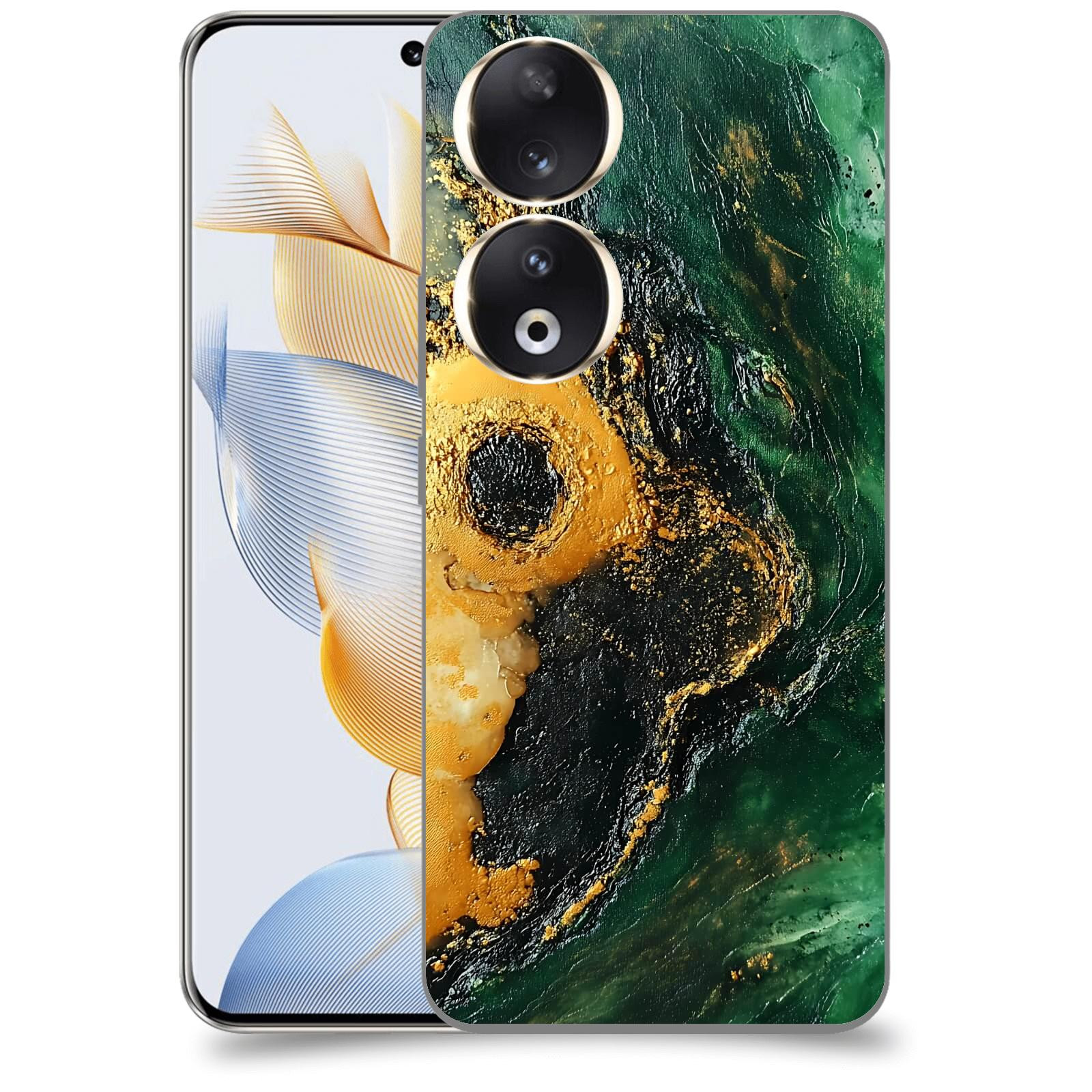 ACOVER Kryt na mobil Honor 90 - Golden Moss IV