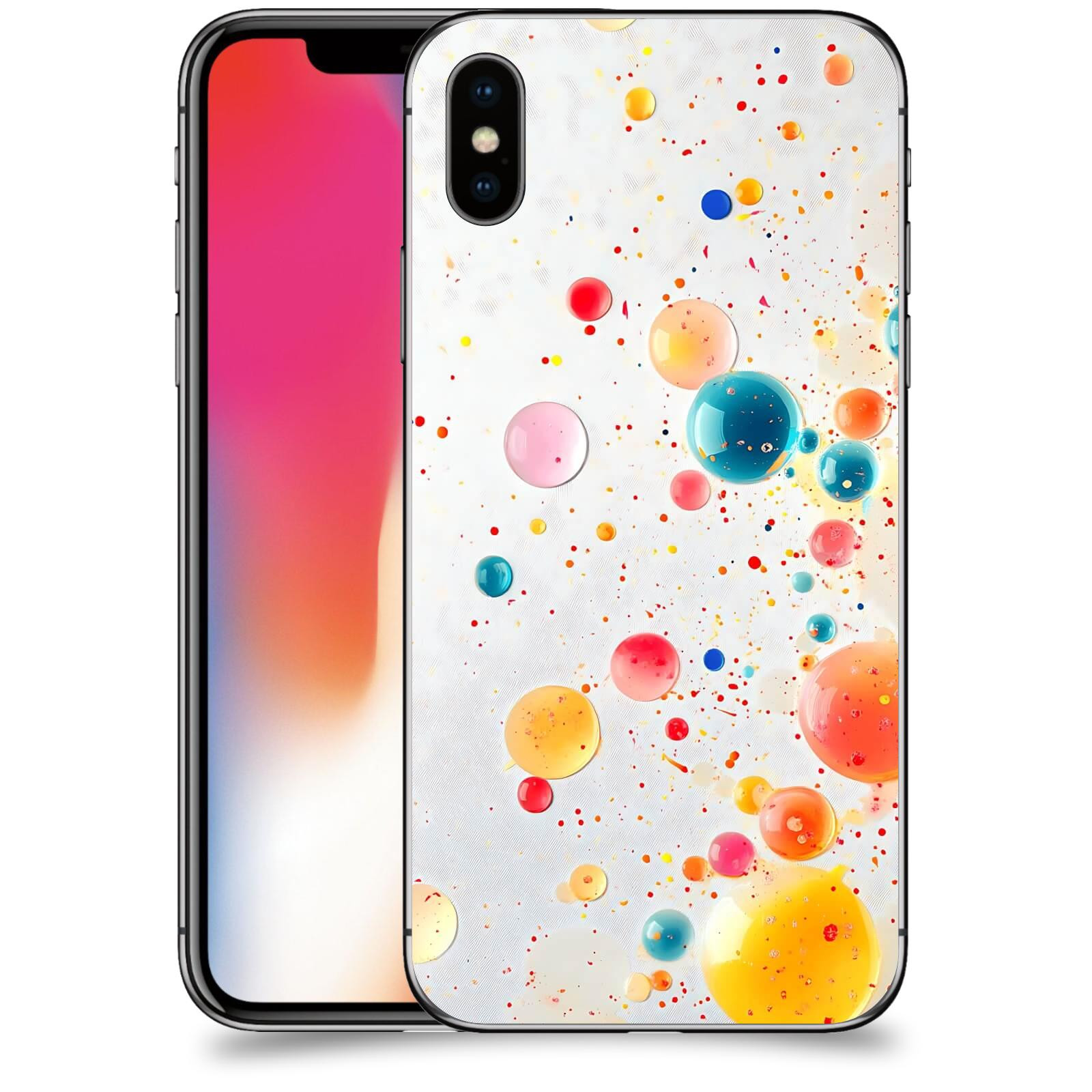 ACOVER Kryt na mobil Apple iPhone X/XS - Barevný výbuch