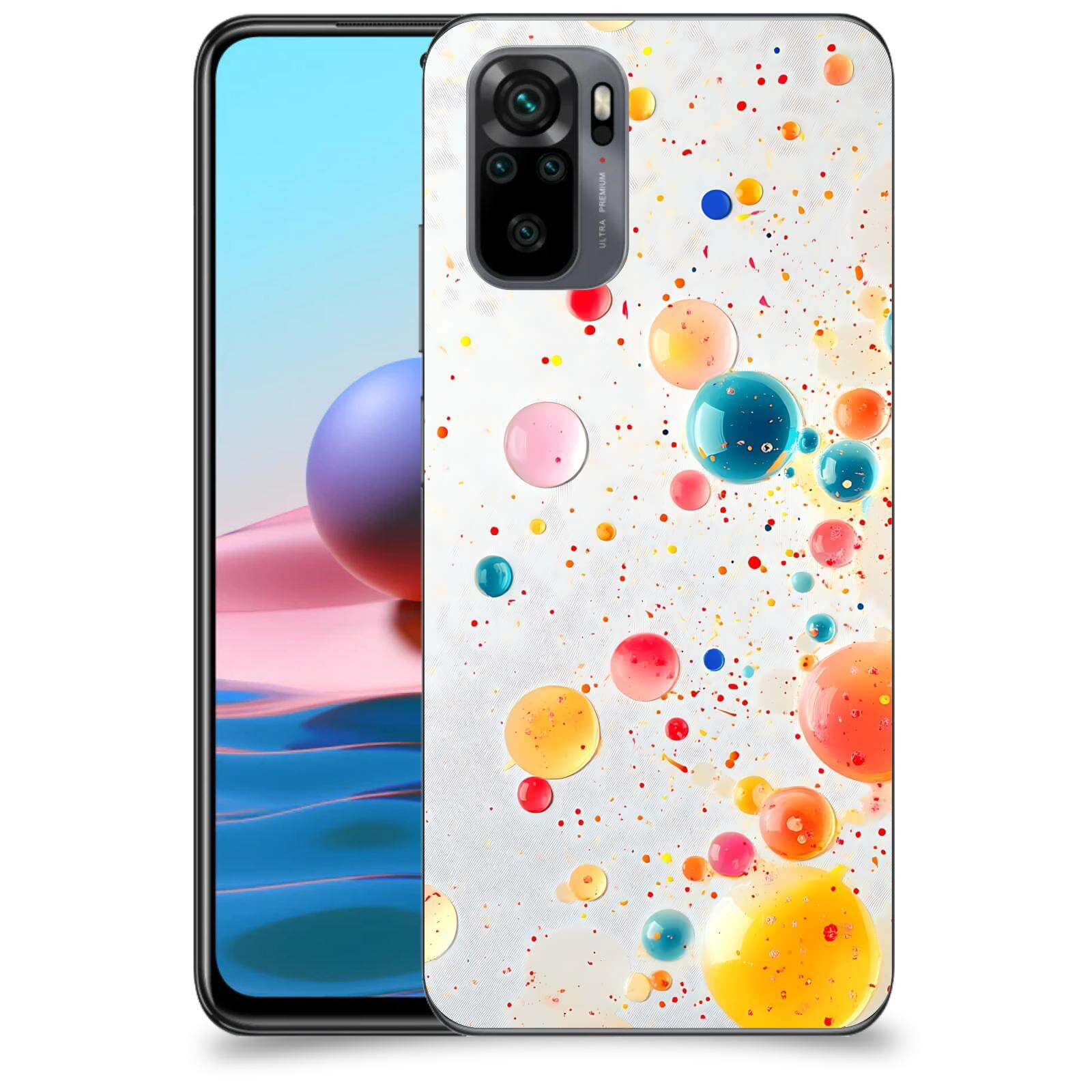 ACOVER Kryt na mobil Xiaomi Redmi Note 10 - Barevný výbuch