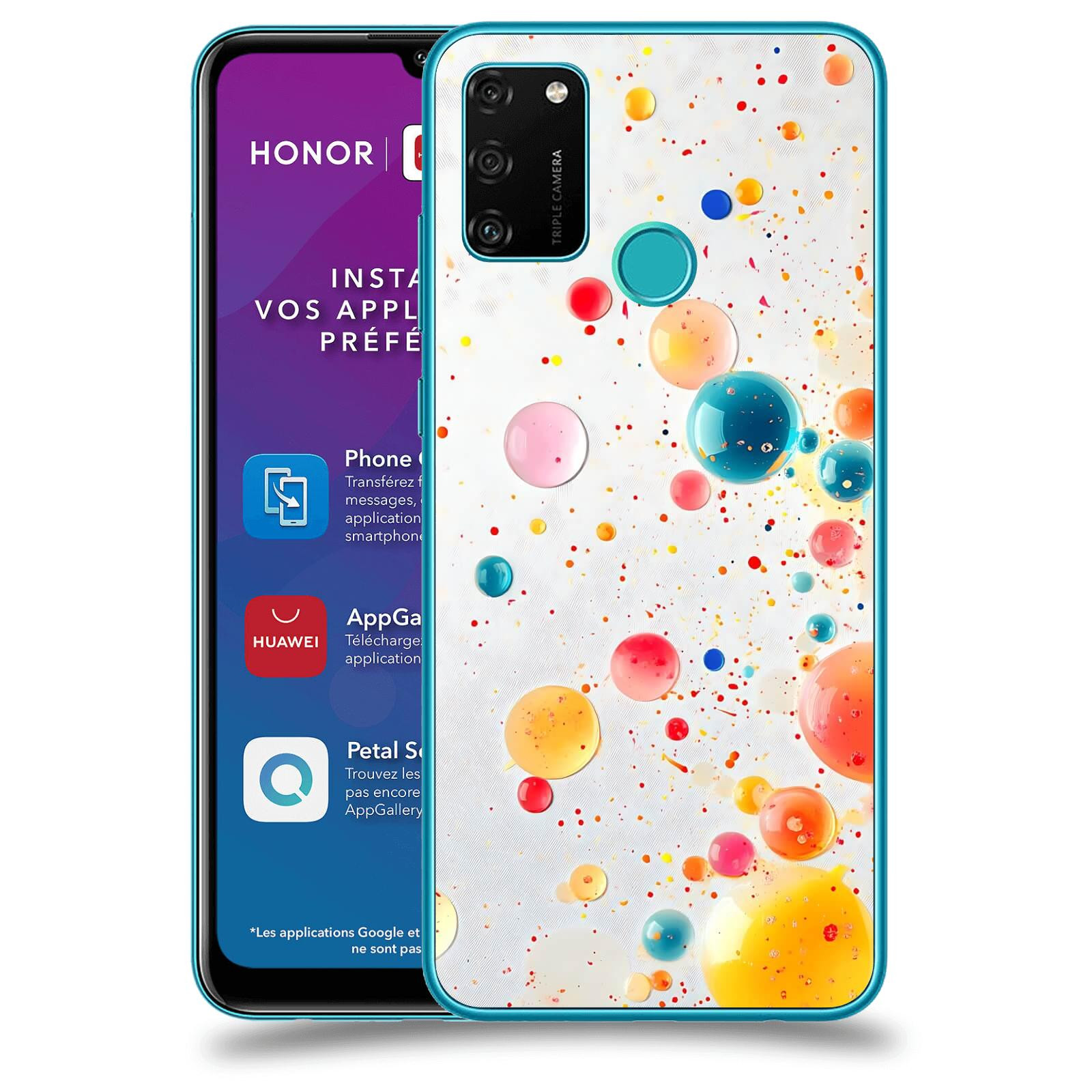 ACOVER Kryt na mobil Honor 9A - Barevný výbuch