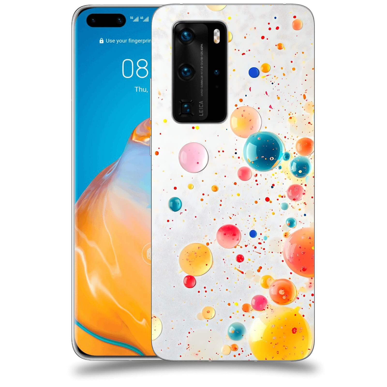 ACOVER Kryt na mobil Huawei P40 - Barevný výbuch