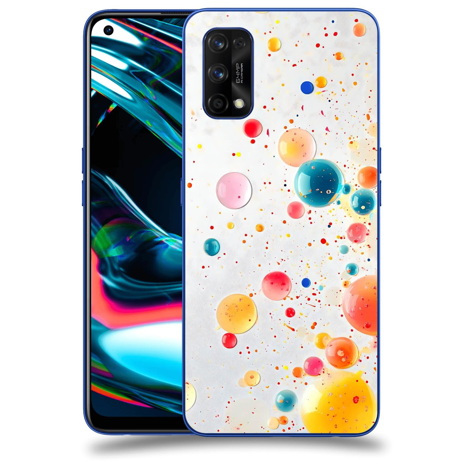 ACOVER Kryt na mobil Realme 7 Pro - Barevný výbuch