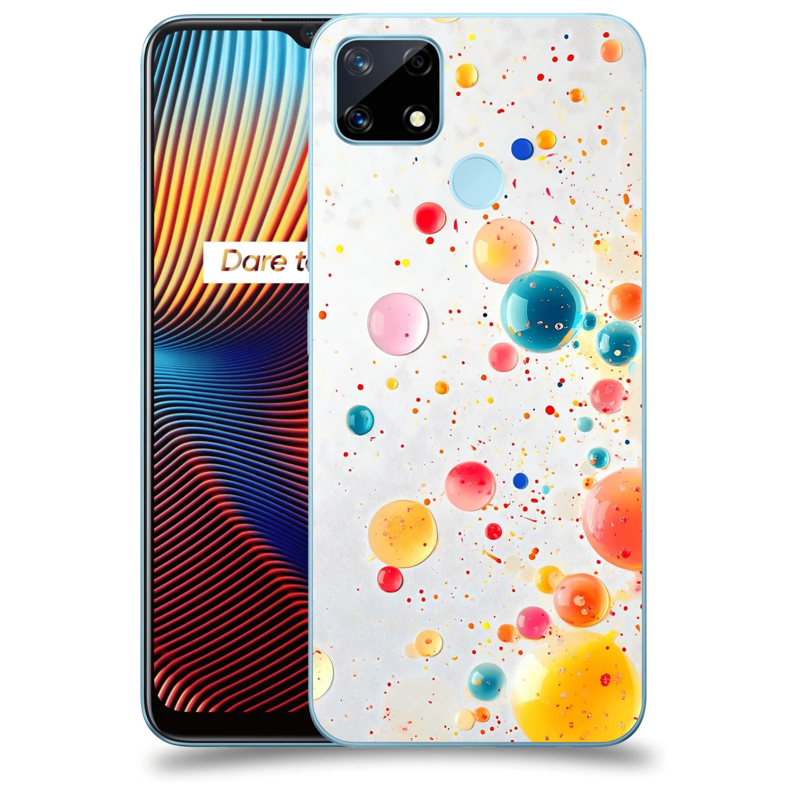 ACOVER Kryt na mobil Realme 7i - Barevný výbuch