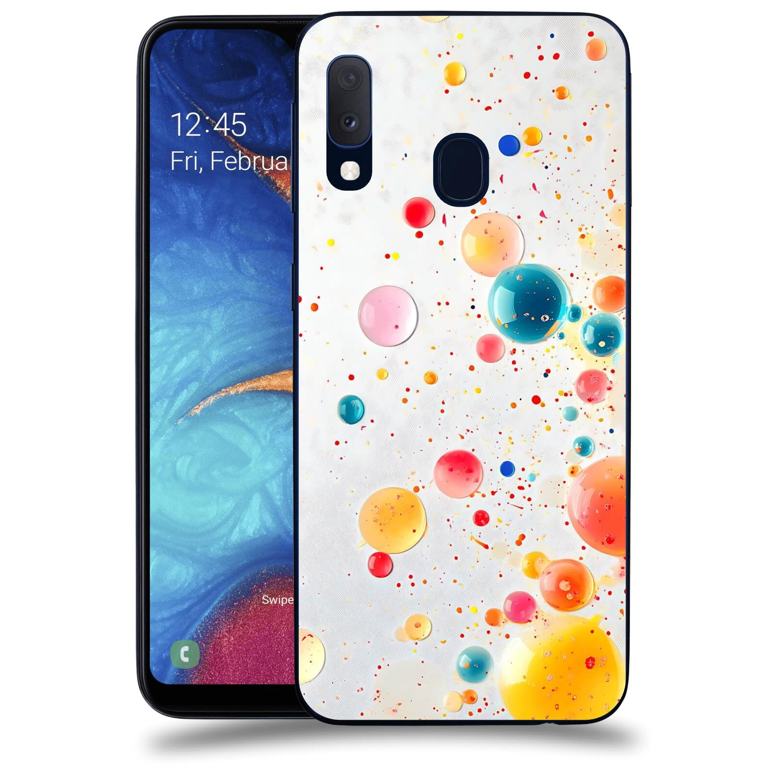 ACOVER Kryt na mobil Samsung Galaxy A20e A202F - Barevný výbuch