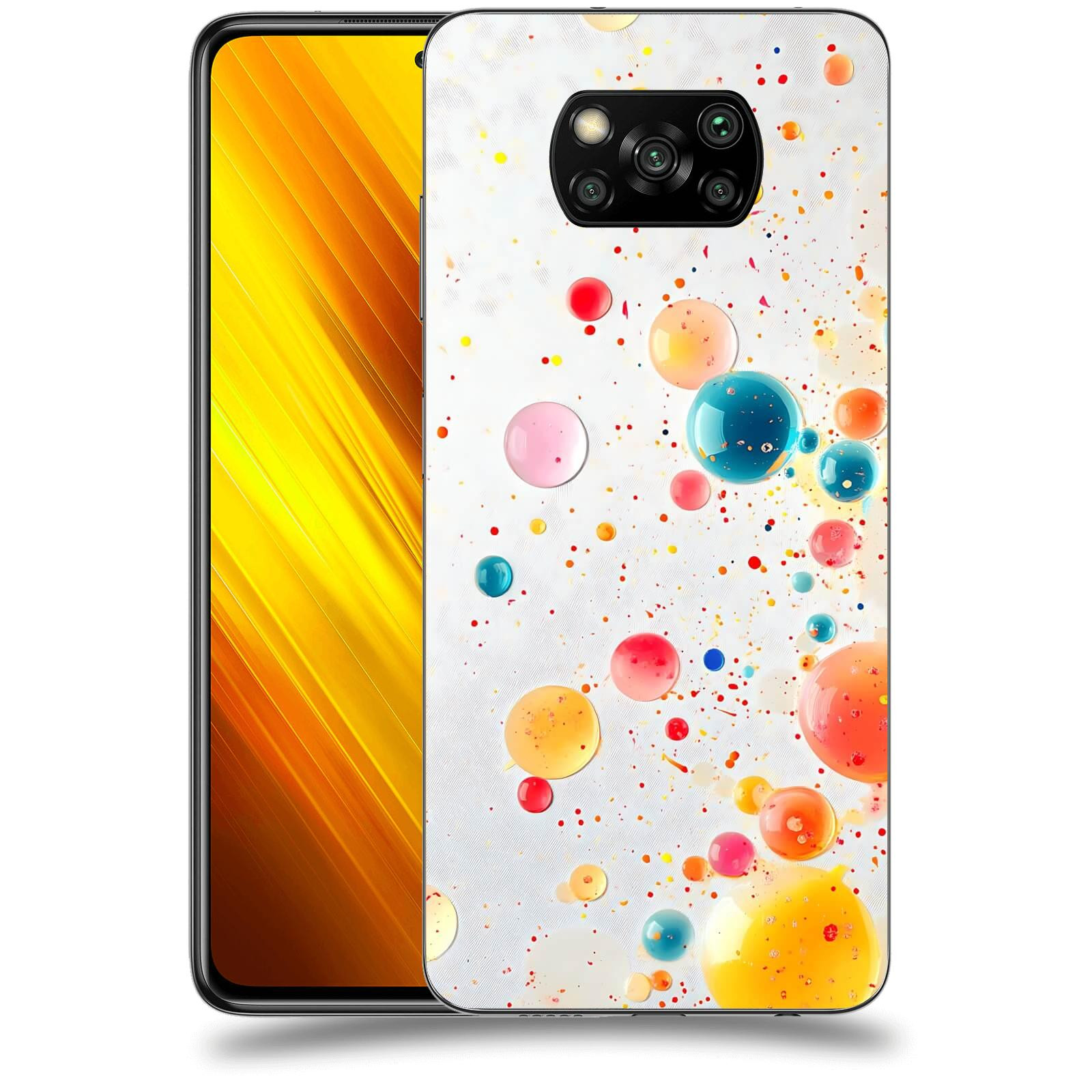 ACOVER Kryt na mobil Xiaomi Poco X3 - Barevný výbuch
