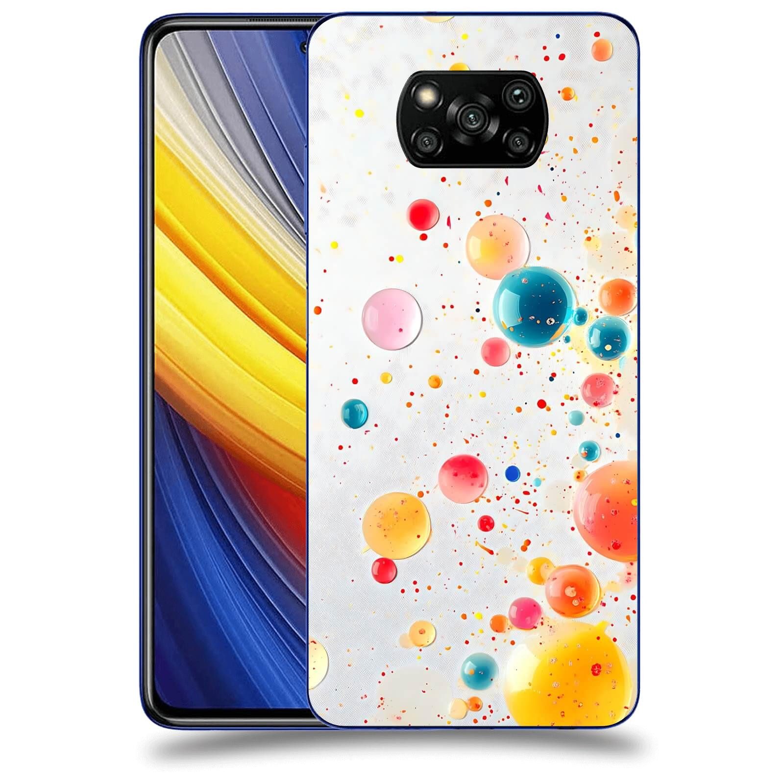 ACOVER Kryt na mobil Xiaomi Poco X3 Pro - Barevný výbuch