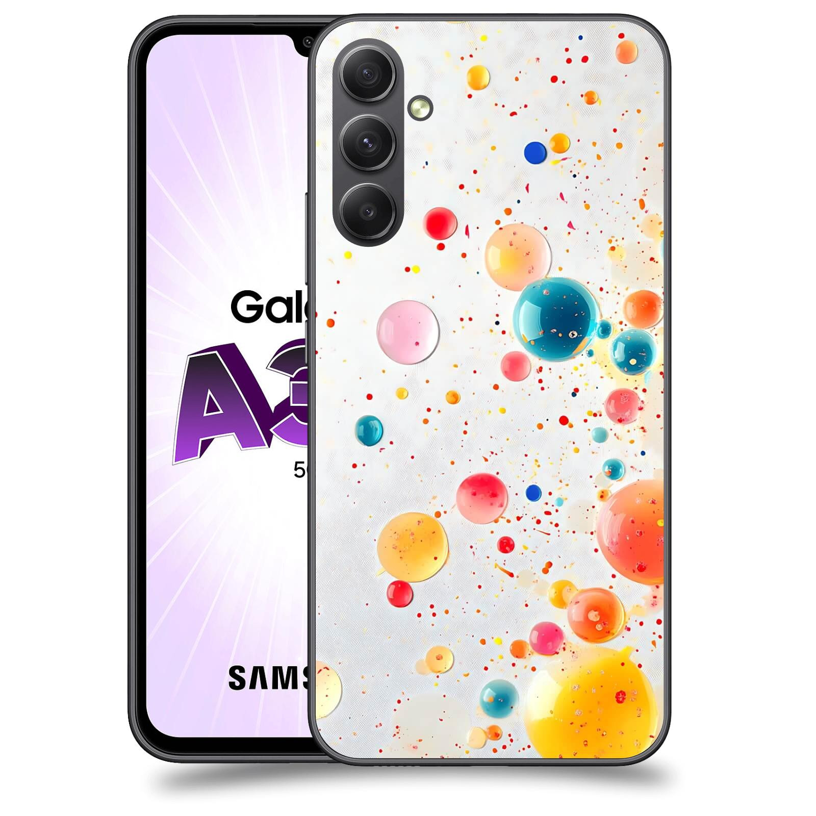 ACOVER Kryt na mobil Samsung Galaxy A34 - Barevný výbuch