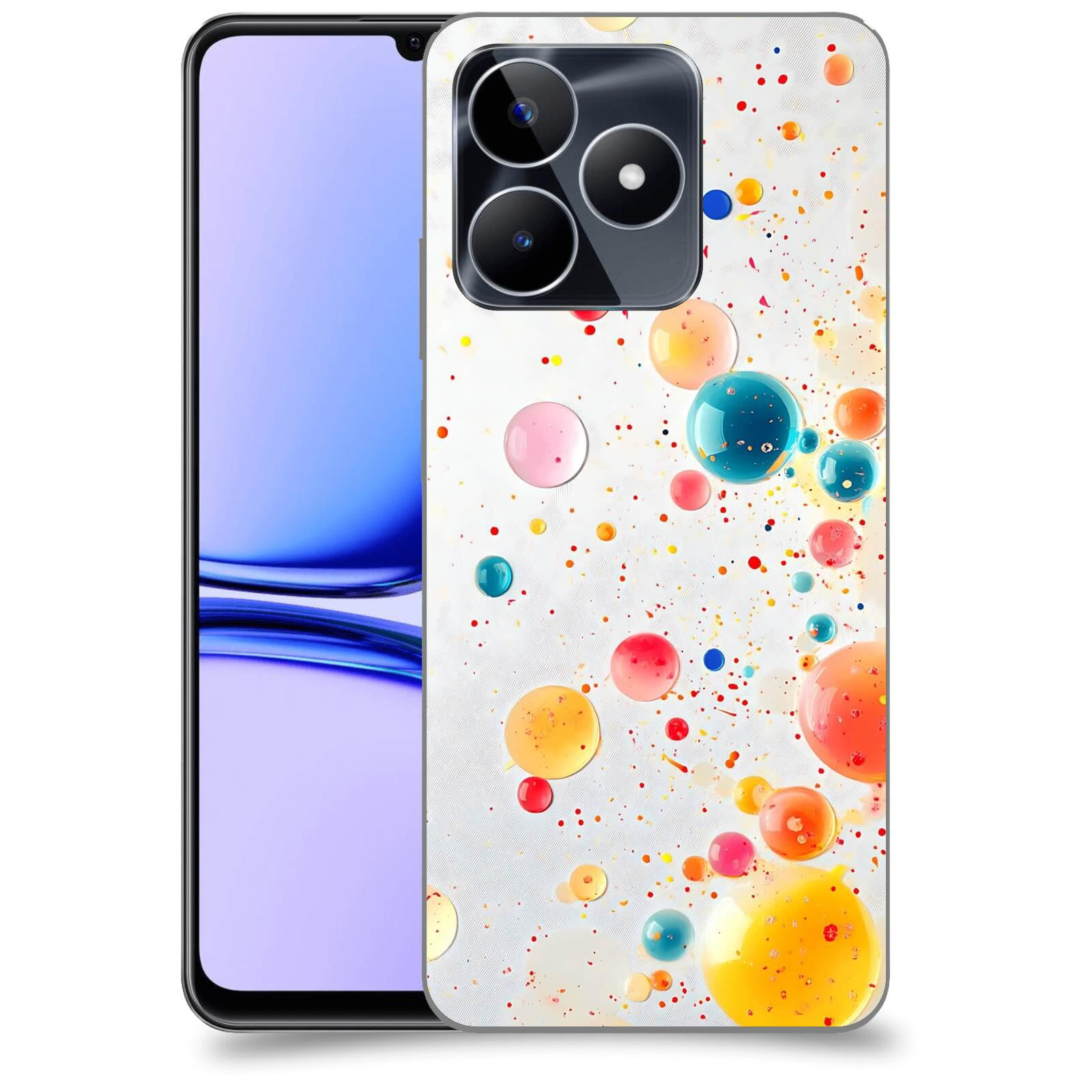 ACOVER Kryt na mobil Realme C53 - Barevný výbuch