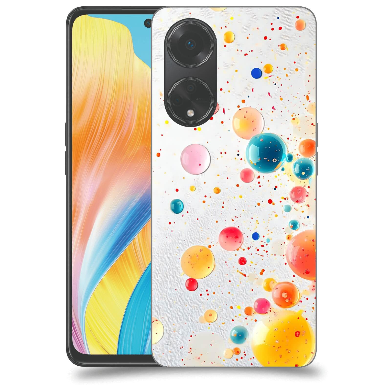 ACOVER Kryt na mobil OPPO A98 5G - Barevný výbuch