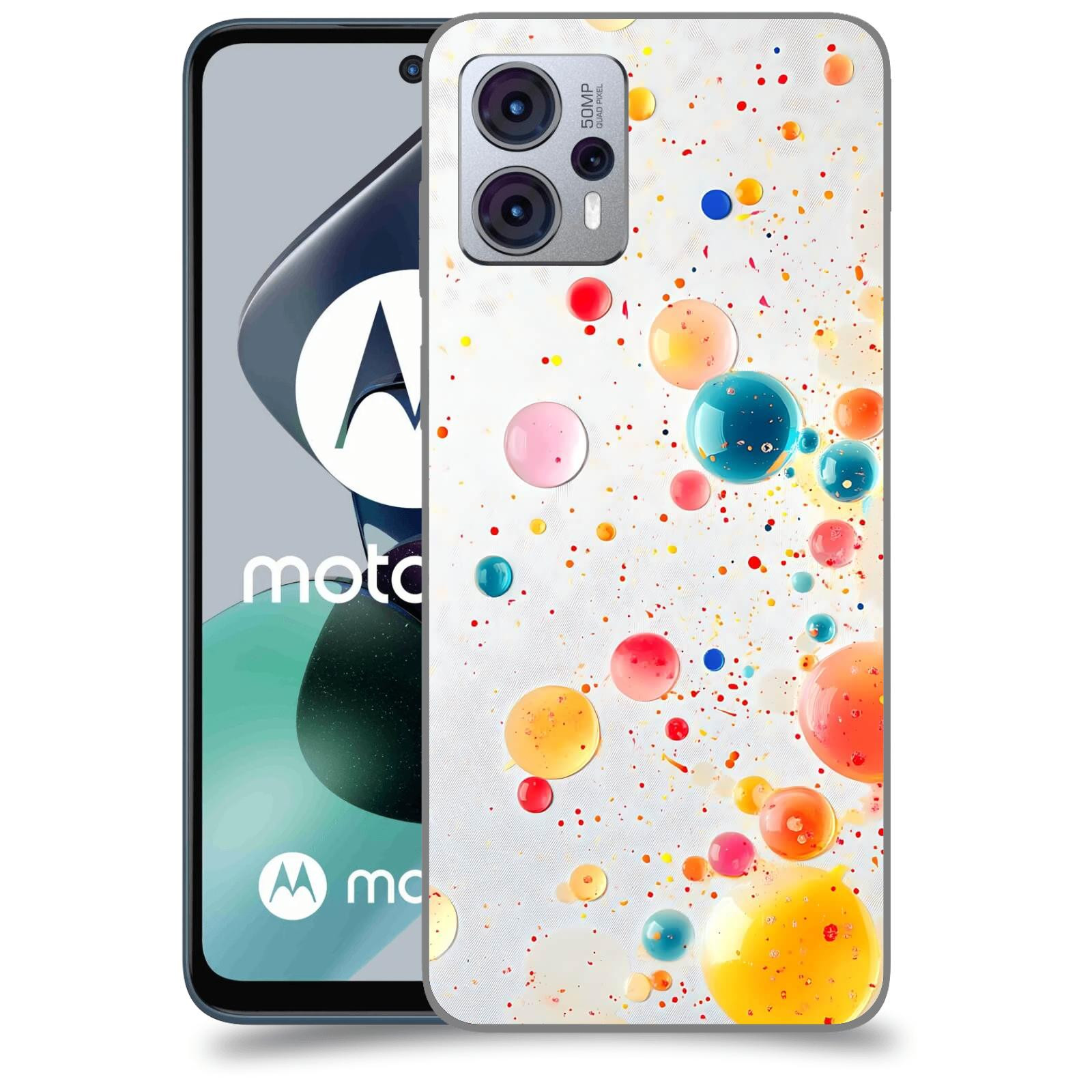 ACOVER Kryt na mobil Motorola Moto G23 - Barevný výbuch
