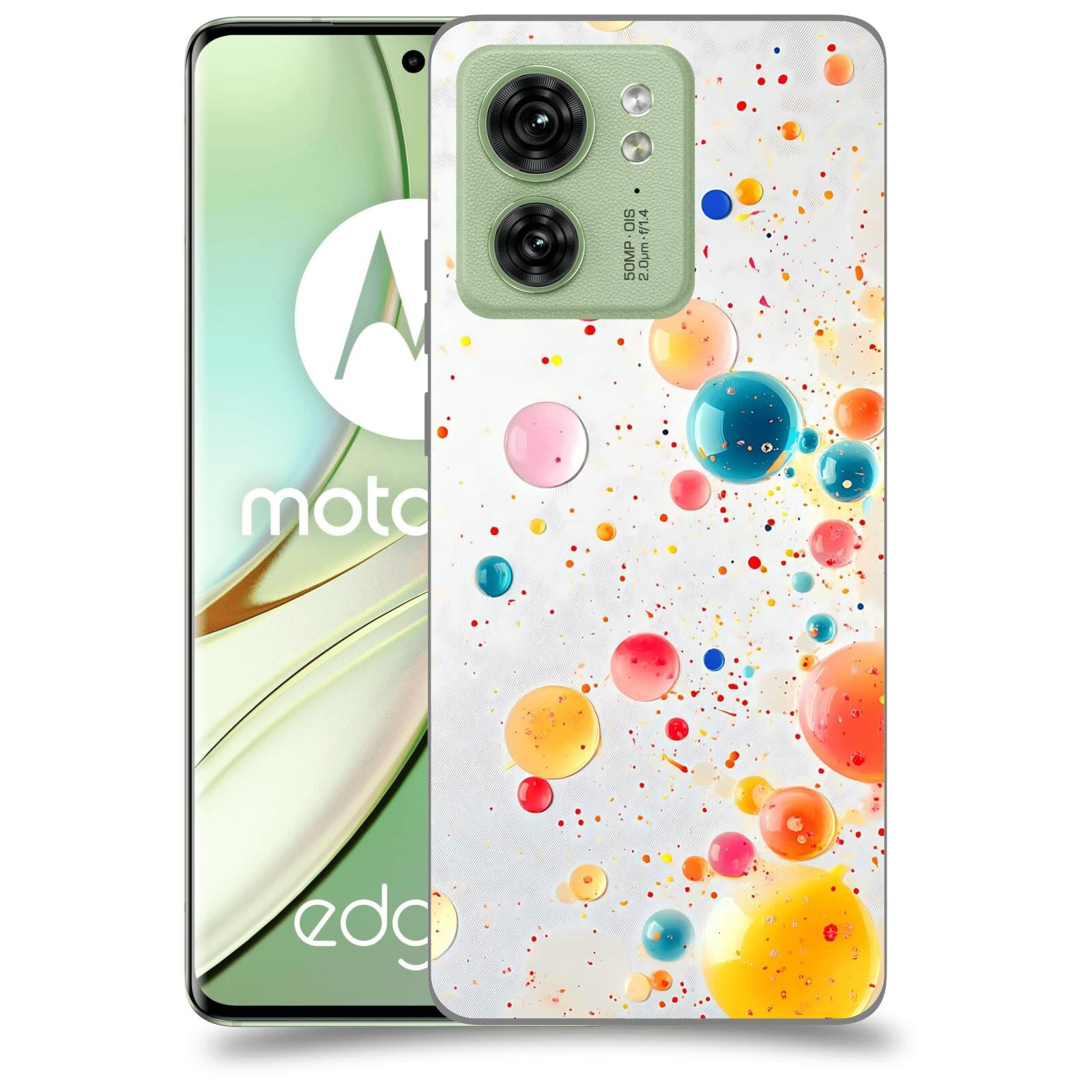 ACOVER Kryt na mobil Motorola EDGE 40 5G - Barevný výbuch