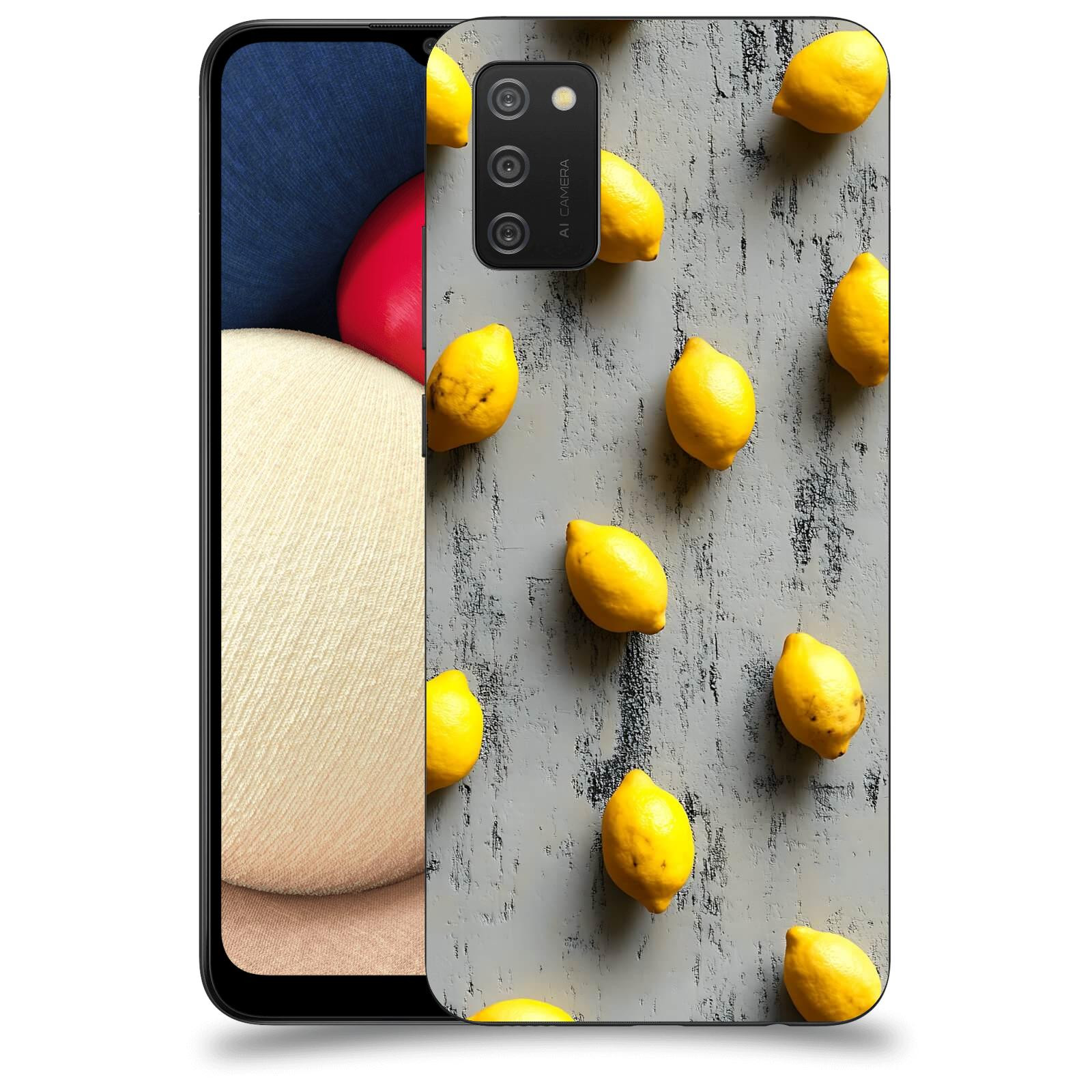 ACOVER Kryt na mobil Samsung Galaxy A02s A025G - Citrusová harmonie