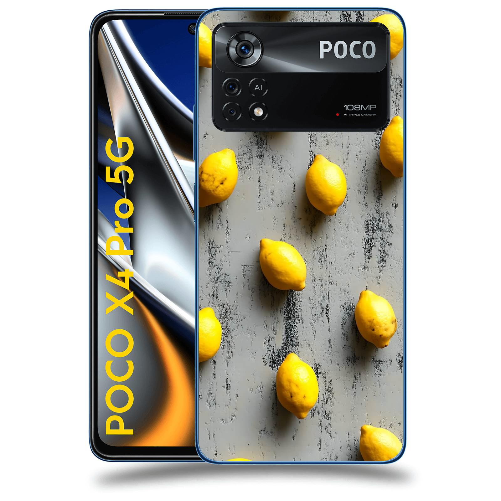 ACOVER Kryt na mobil Xiaomi Poco X4 Pro 5G - Citrusová harmonie